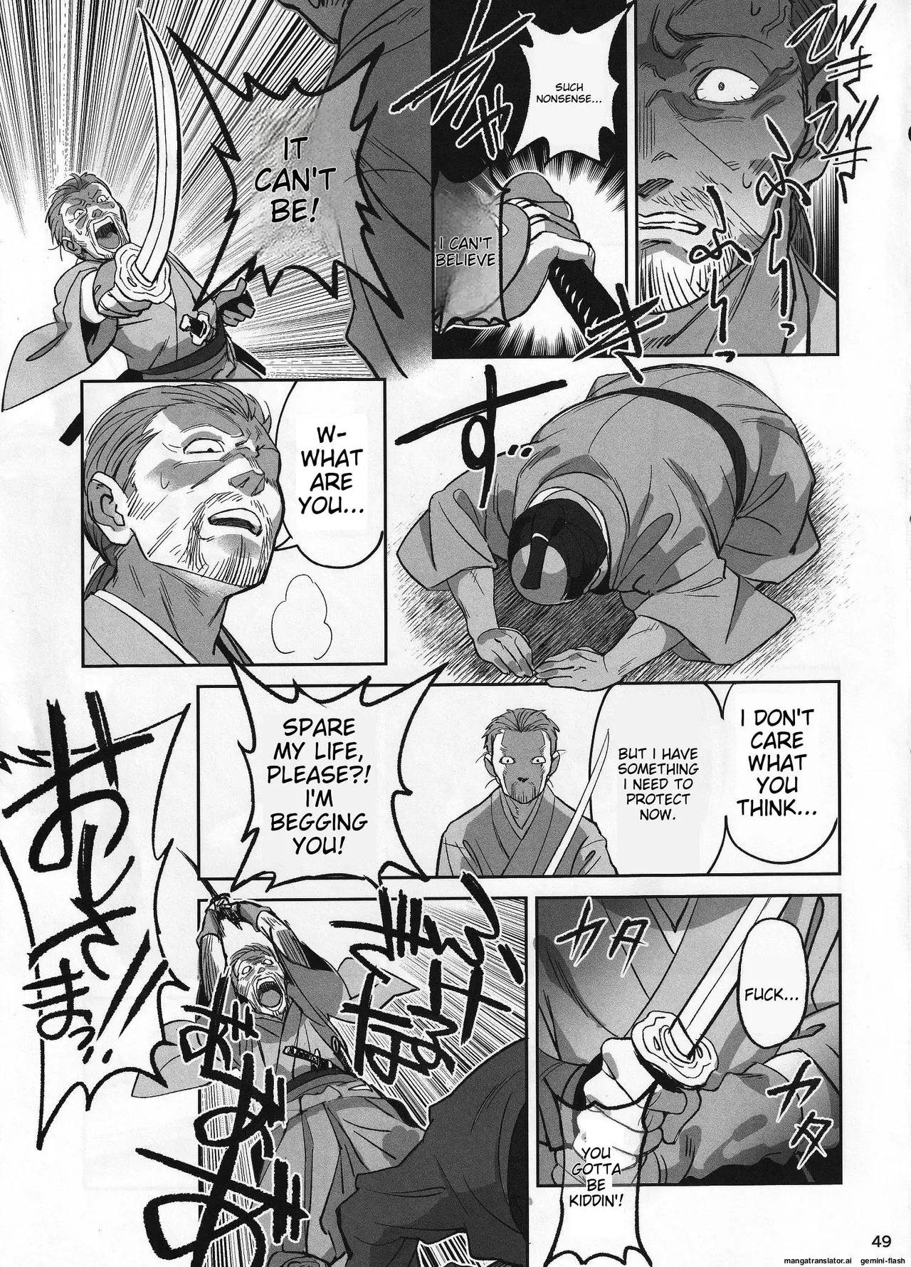 (C106) [Dokudami (Okita Ababa)]Manadeshi ga Touzoku ni Netorareta Hanashi + Paper C106[English] Page 45