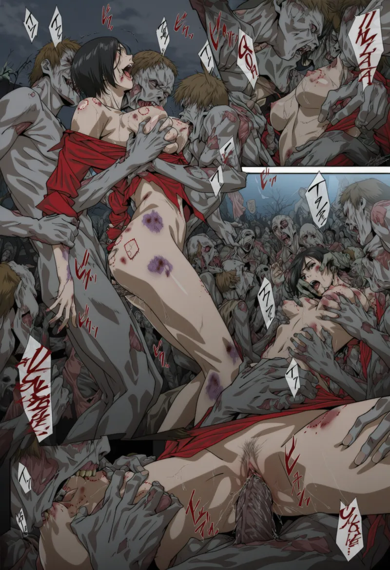 Too Many Zombies![AI Generated] Page 124