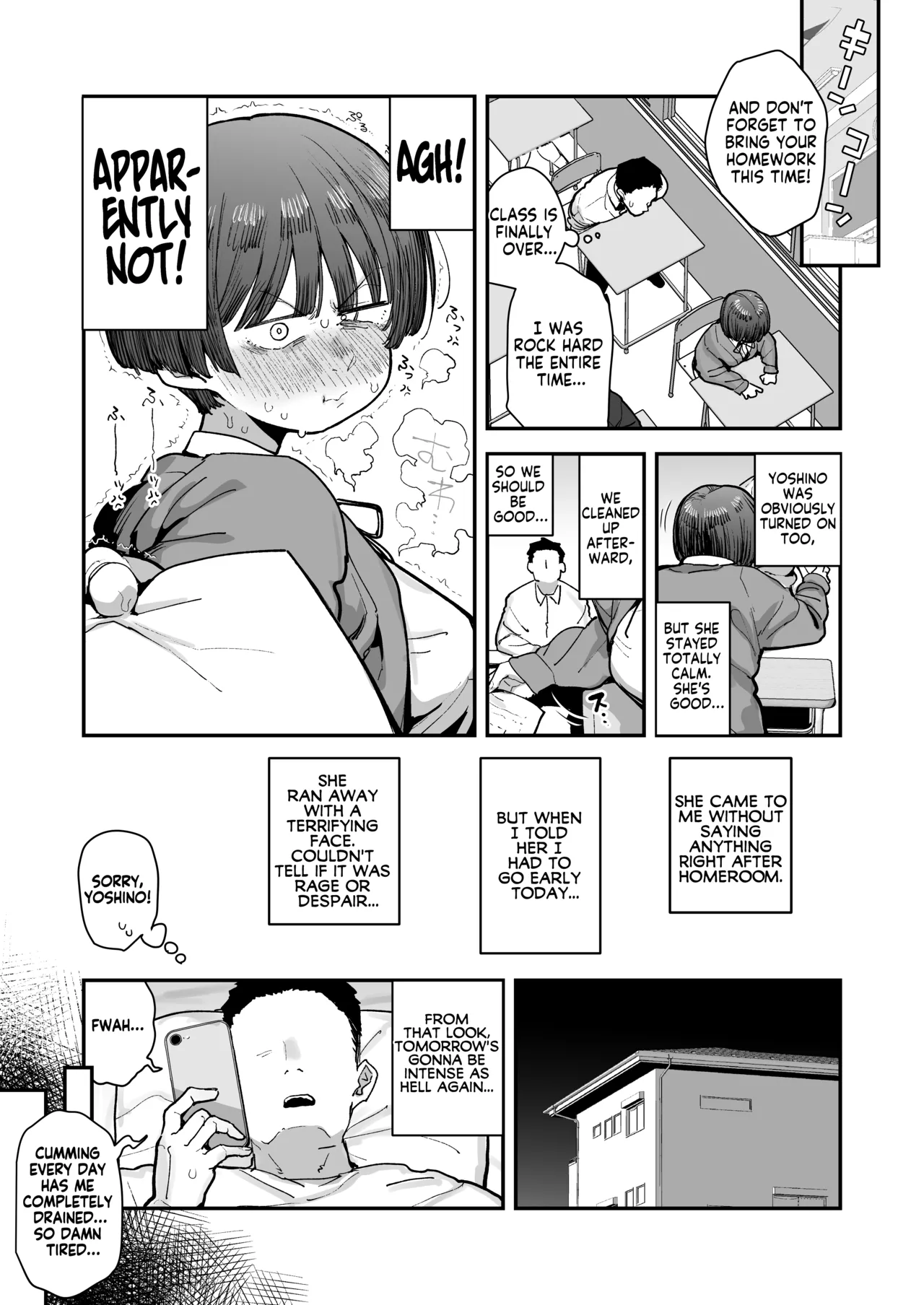 [Anon 2-okunen]Bokutachi, Seiheki Friend. ~Onna Tomodachi no Aidokusho wa Ore no Daisuki na 'Chin Kagi Ero Manga' deshita~ Zenpen | My best friend was into the "cock-sniffing doujin" that I love! And now we're pervy sex friends! Part 1(No glasses) [English] [KM_42] Page 108