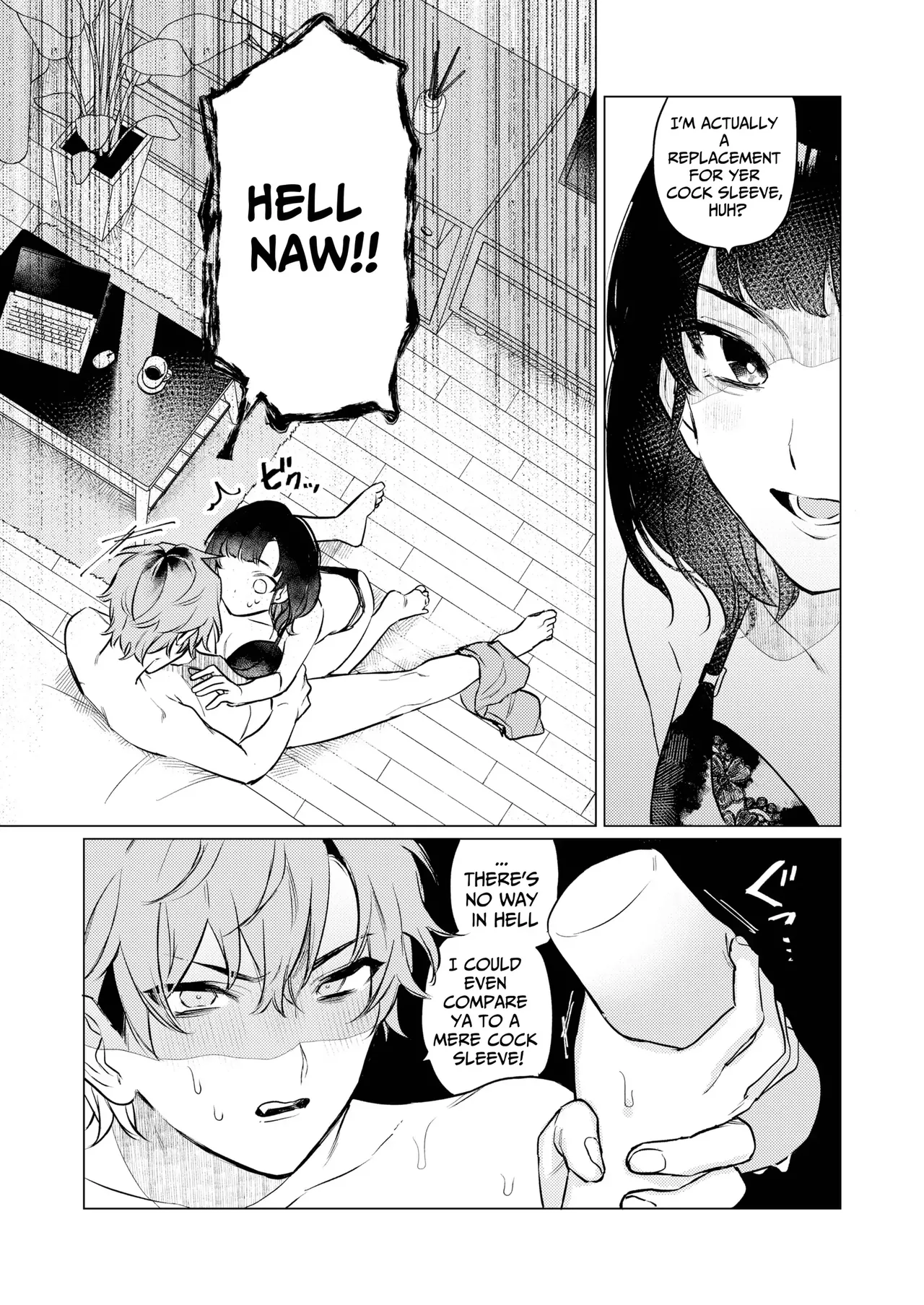 [THE WAIDAN (Sugino, Yasuda Meshimeshi)]Onaho nanka ni makehen mon! | I Ain't Losin' To Some Cock Sleeve![English] [Nameless] [Digital] Page 28