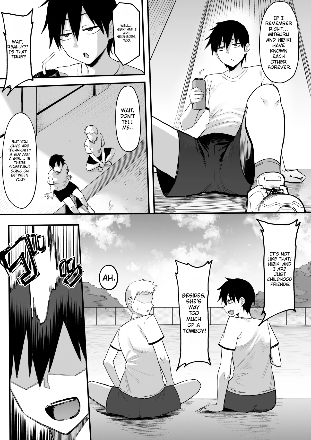 [Nazunasoft (Katsura Harufumi)]Rikujoubu no Boyish na Osananajimi ga suru Dare ni mo Ienai Koto | The Secret Activity of My Boyish Childhood Friend from the Track Team[English] [MTL] Page 4