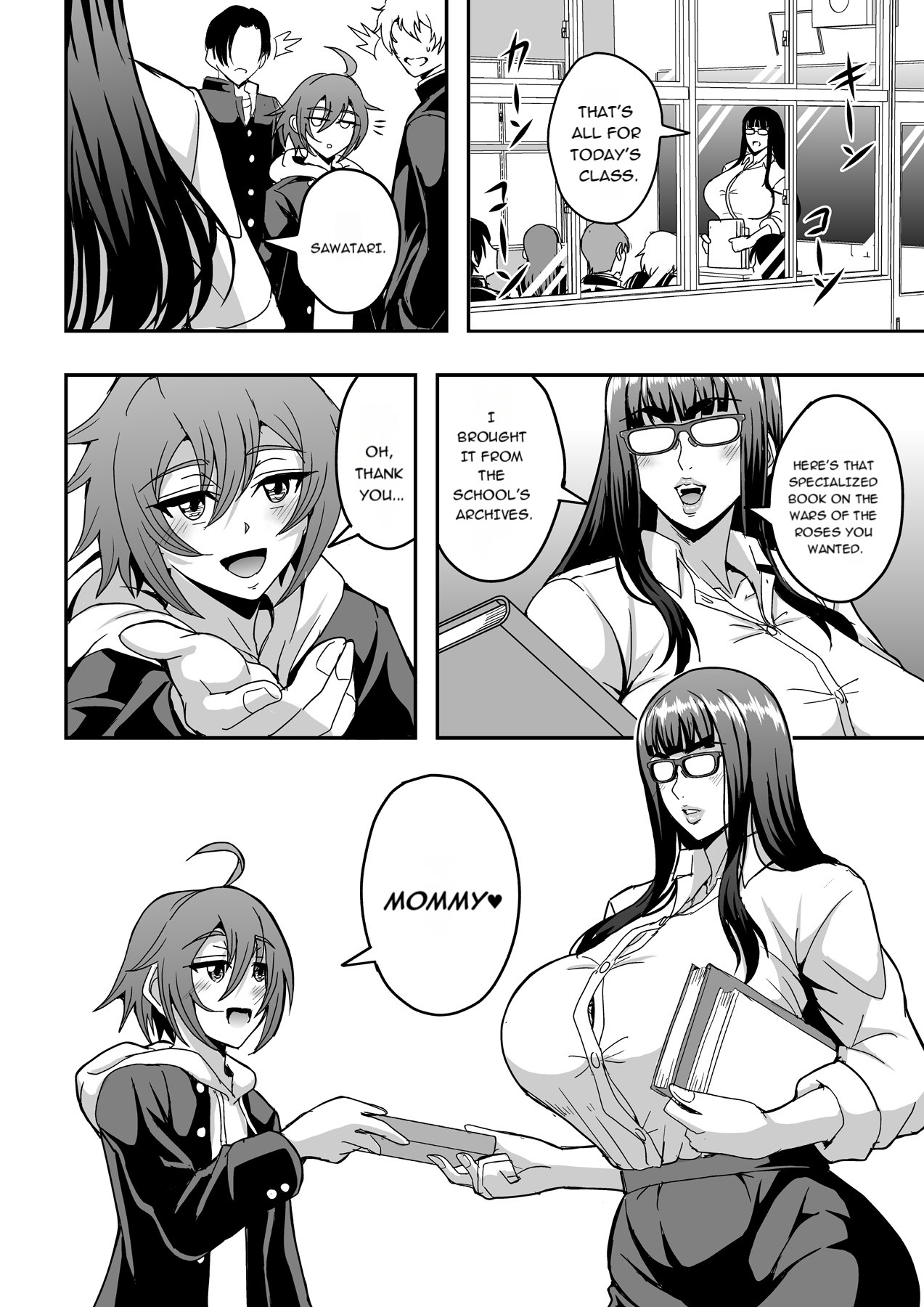 [MEAN MACHINE (Mifune Seijirou)]Kyoushi to Mama to Koibito no Kao[Digital] [English] [m00ngato] Page 30