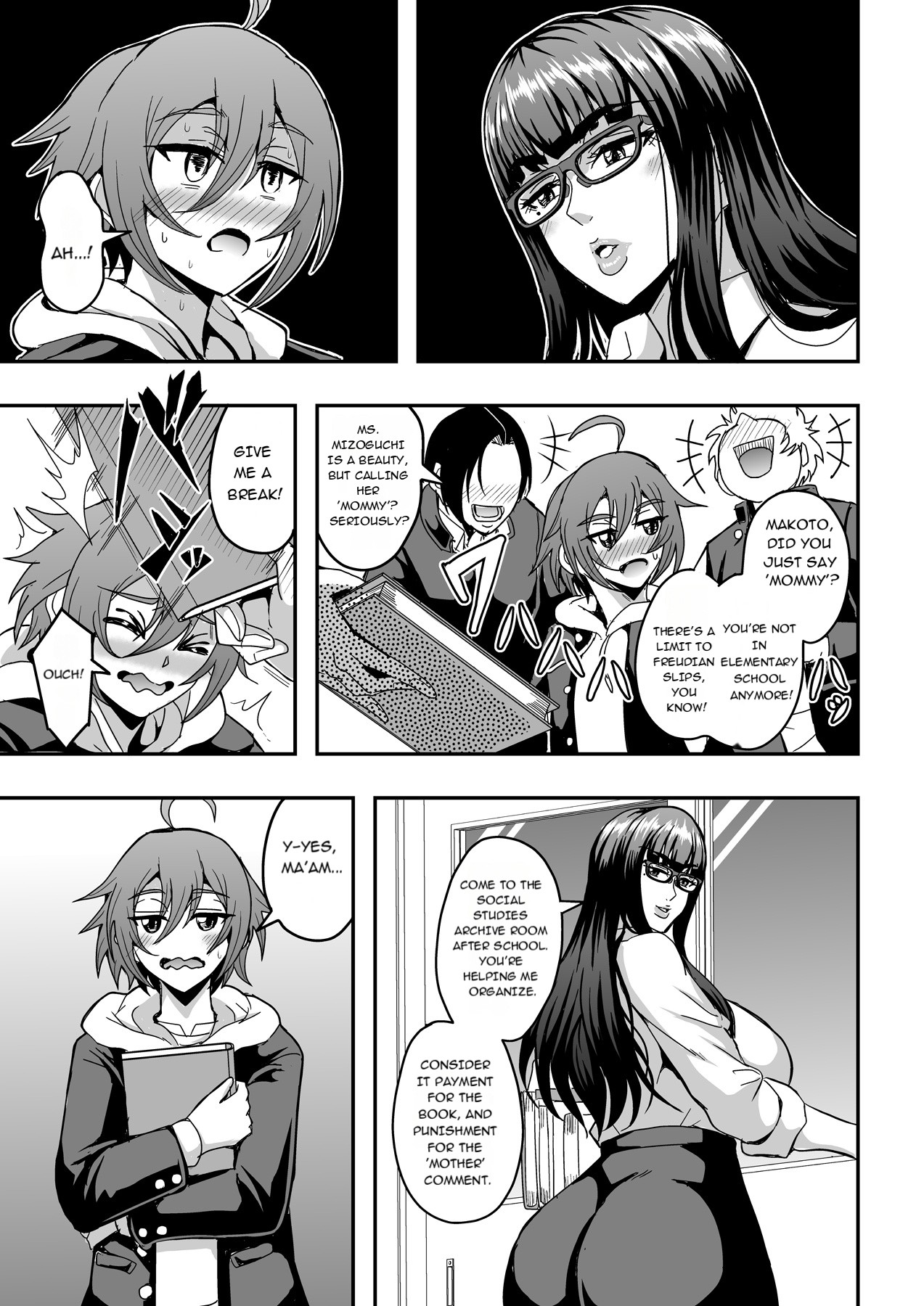 [MEAN MACHINE (Mifune Seijirou)]Kyoushi to Mama to Koibito no Kao[Digital] [English] [m00ngato] Page 31
