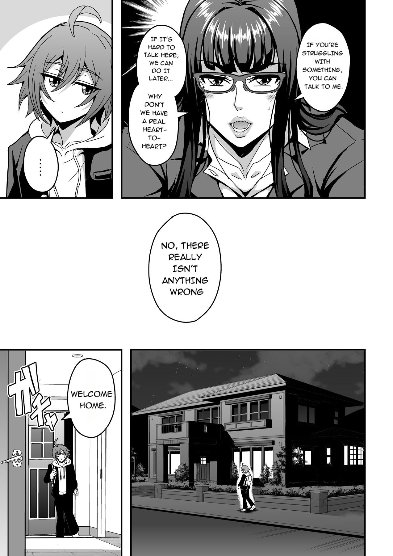 [MEAN MACHINE (Mifune Seijirou)]Kyoushi to Mama to Koibito no Kao[Digital] [English] [m00ngato] Page 4