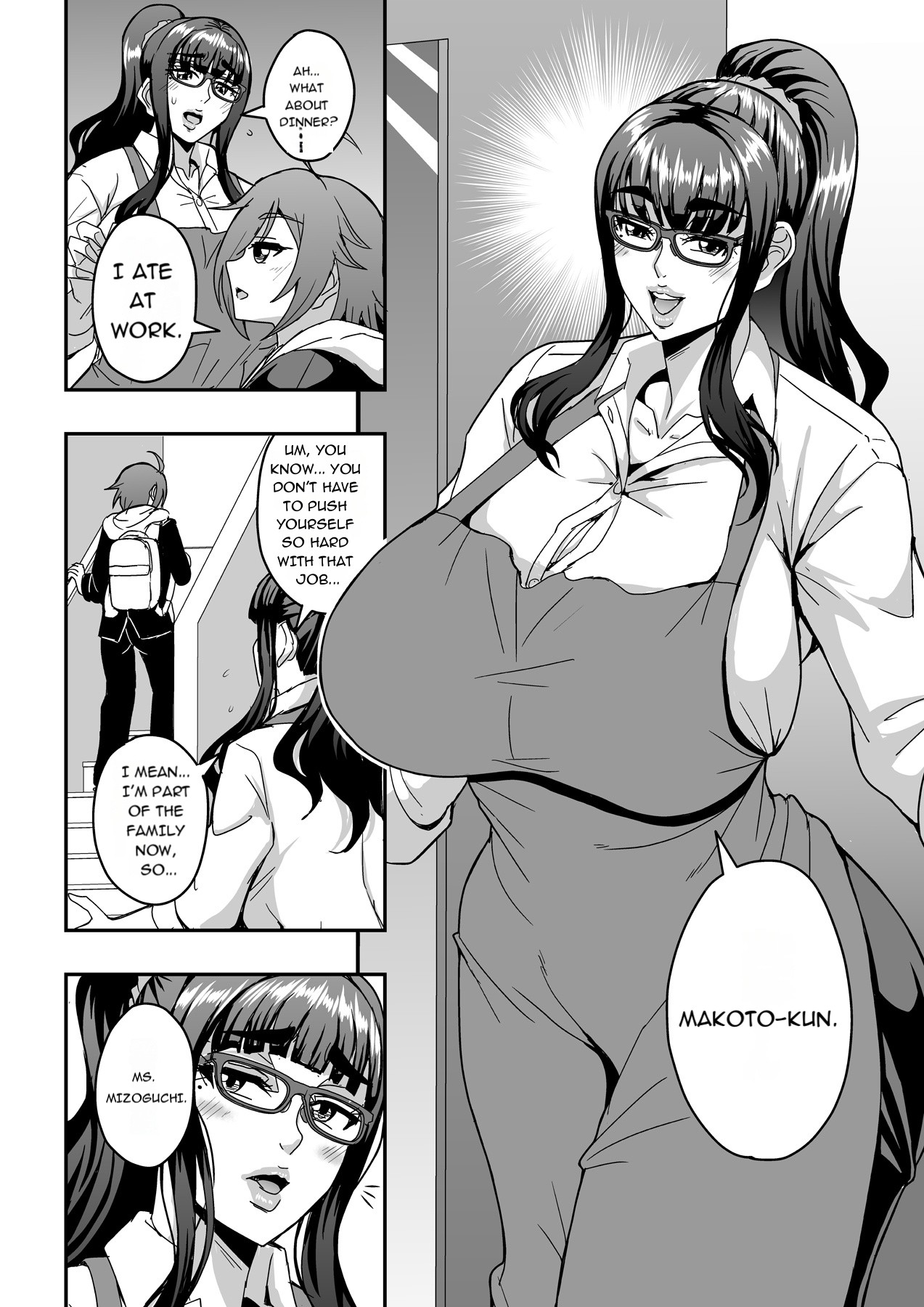 [MEAN MACHINE (Mifune Seijirou)]Kyoushi to Mama to Koibito no Kao[Digital] [English] [m00ngato] Page 5