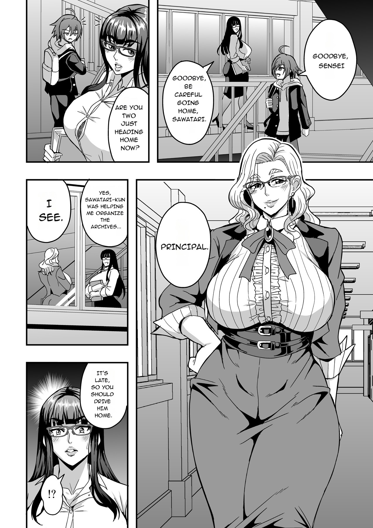 [MEAN MACHINE (Mifune Seijirou)]Kyoushi to Mama to Koibito no Kao[Digital] [English] [m00ngato] Page 54