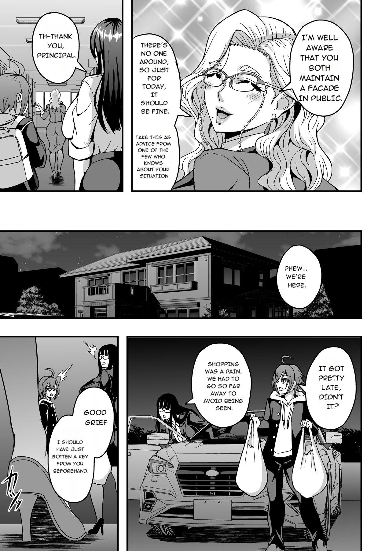 [MEAN MACHINE (Mifune Seijirou)]Kyoushi to Mama to Koibito no Kao[Digital] [English] [m00ngato] Page 55