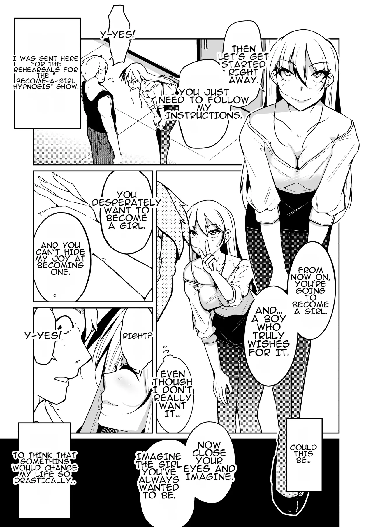 [Iwashita Shoten (Iwashita)]Hontouni Onnanoko ni Naru Anji | Hypnosis to Truly Become a Girl[English] Page 3