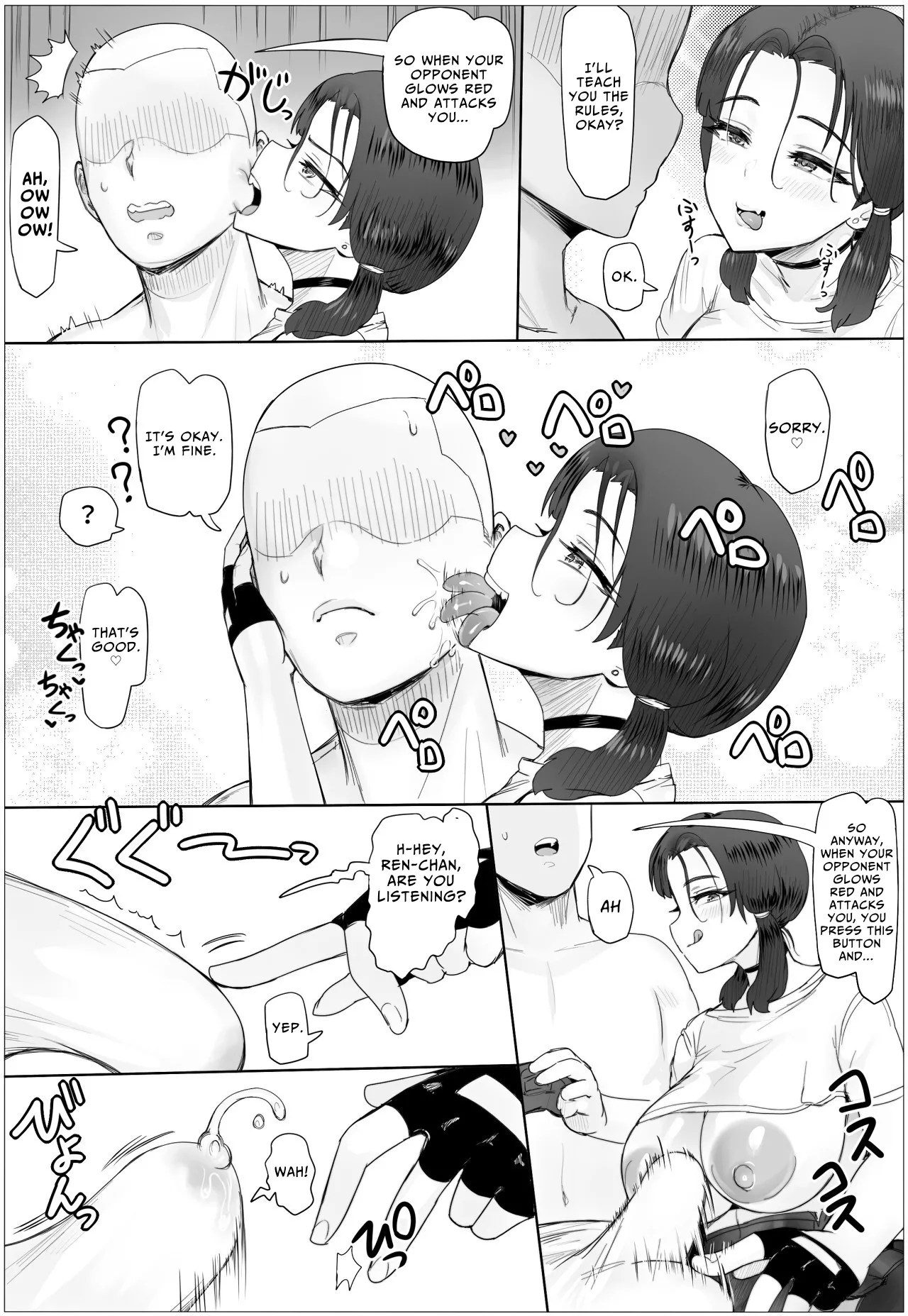 [Puranpuman]Chotto Horeppoi Ren-chan wa Kiss ga Suki | Easily Infatuated Ren Loves Kissing[English] {JIGECCHI} [Digital] Page 27