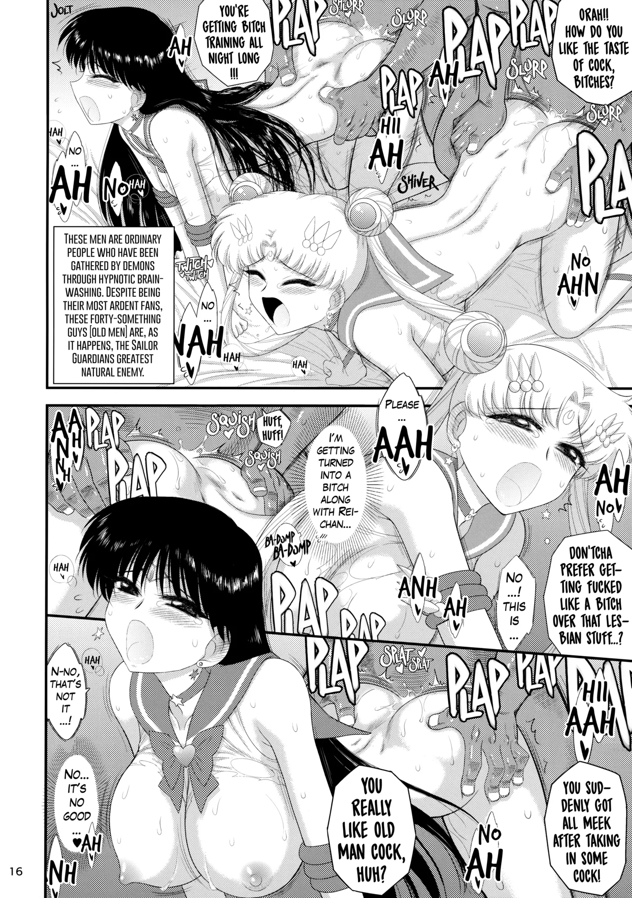 [BLACK DOG (Kuroinu Juu)]Saimin Ochi nante Mousou desu | Hypnotism Is Just Make-Believe(Bishoujo Senshi Sailor Moon) [English] {Doujins.com} [Decensored] [Digital] Page 16