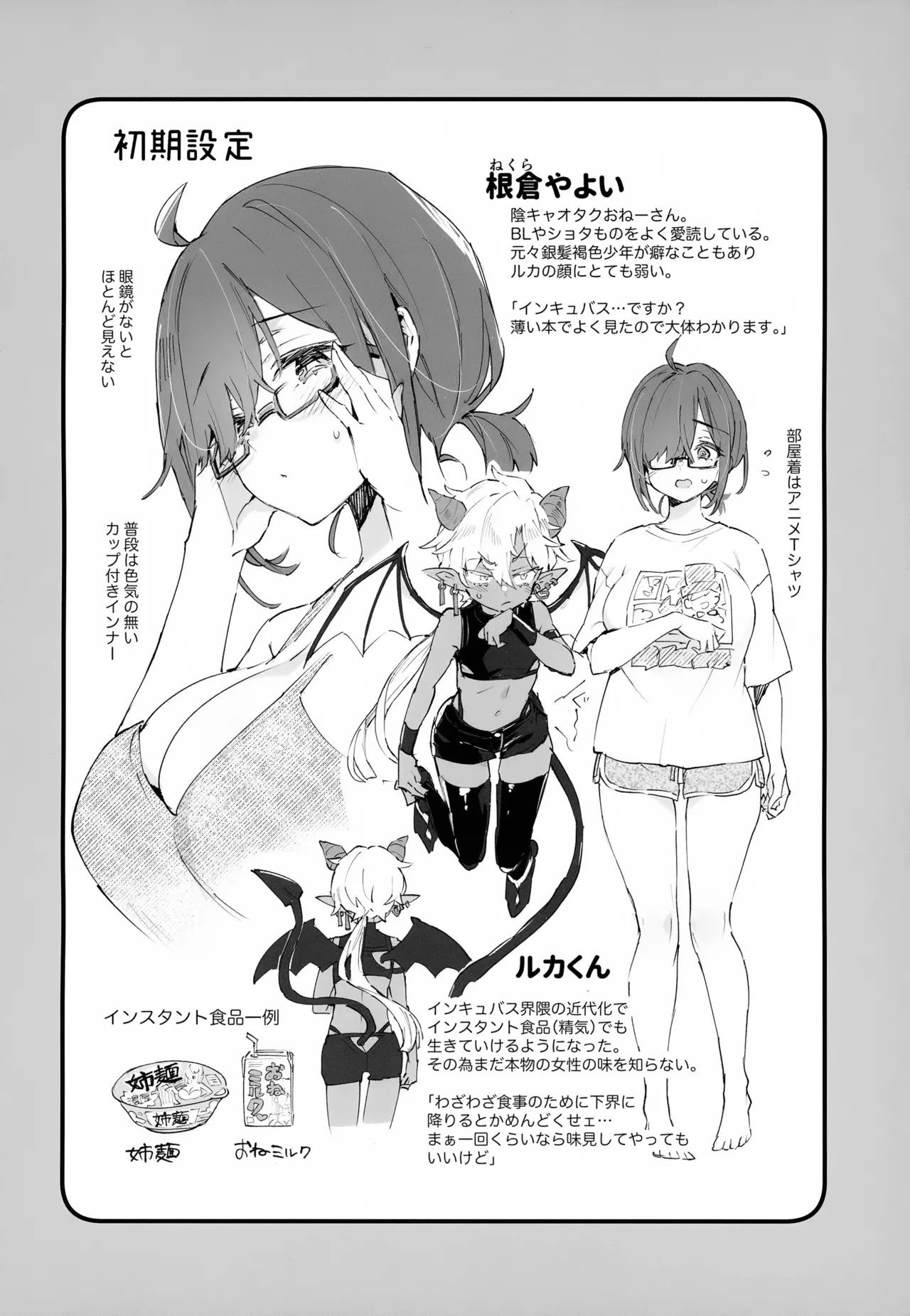 (C107) [Koniro Drops (Morishima Kon)]Incubus-kun wa Manpuku o Shiranai Page 3