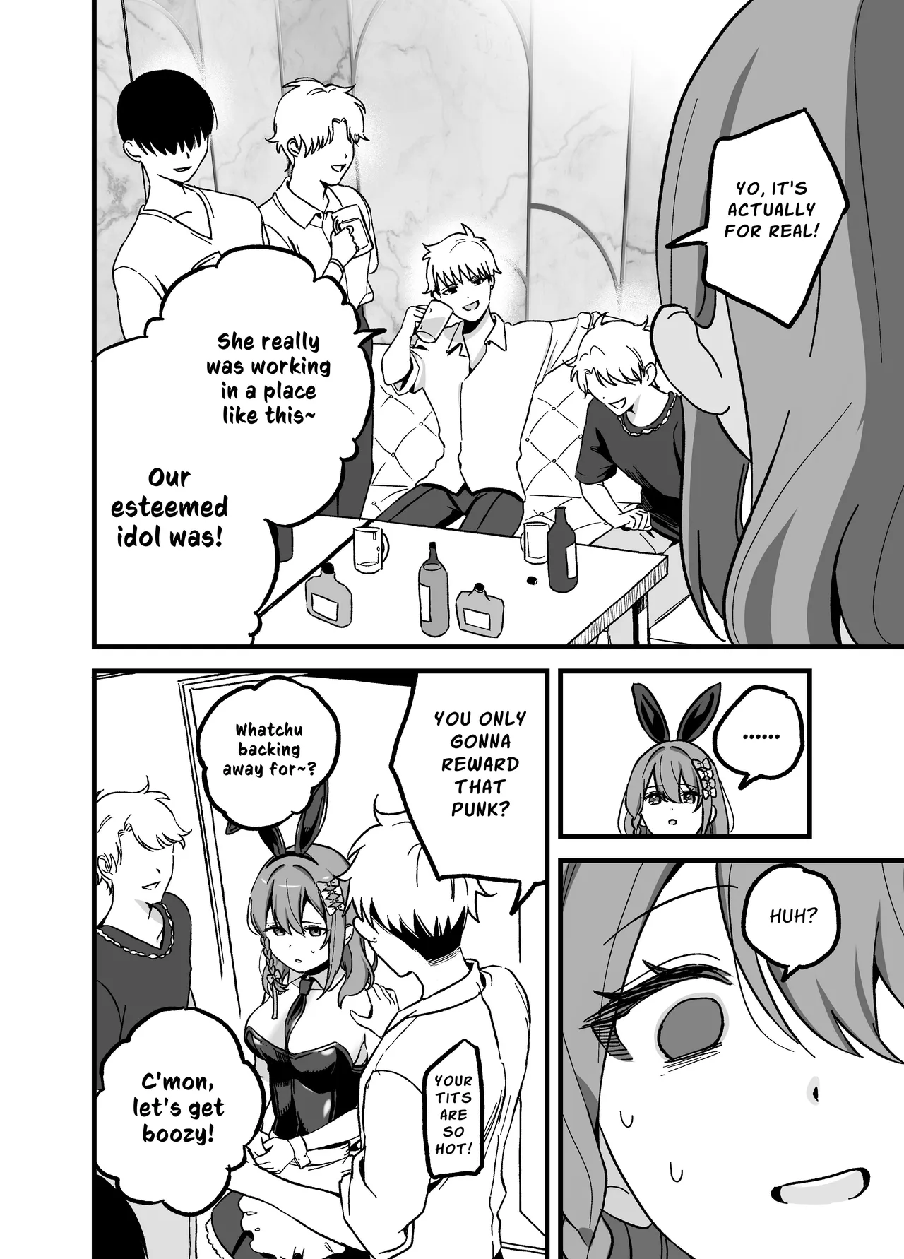 [P&I (Hachi)]Ryuushutsu Heroine ~Oshi Idol ga Yowasare Nugasare Sarasareru~ | Leaked Heroine ~My Fave Idol was Intoxicated, Undressed, and Exposed~[English] [Cunny Garden] Page 21