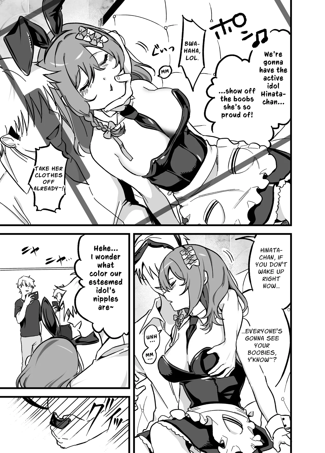 [P&I (Hachi)]Ryuushutsu Heroine ~Oshi Idol ga Yowasare Nugasare Sarasareru~ | Leaked Heroine ~My Fave Idol was Intoxicated, Undressed, and Exposed~[English] [Cunny Garden] Page 24