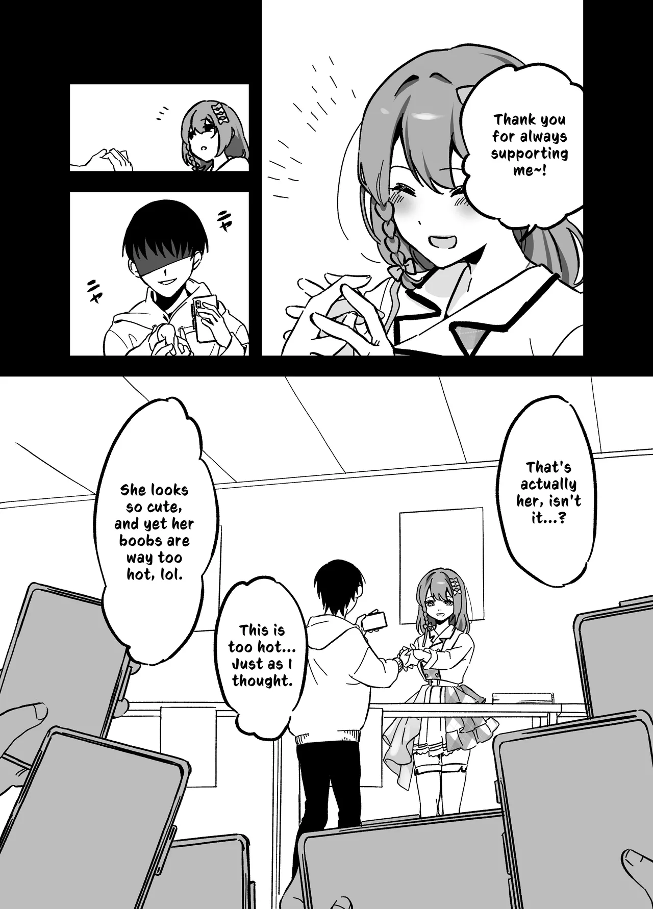 [P&I (Hachi)]Ryuushutsu Heroine ~Oshi Idol ga Yowasare Nugasare Sarasareru~ | Leaked Heroine ~My Fave Idol was Intoxicated, Undressed, and Exposed~[English] [Cunny Garden] Page 33