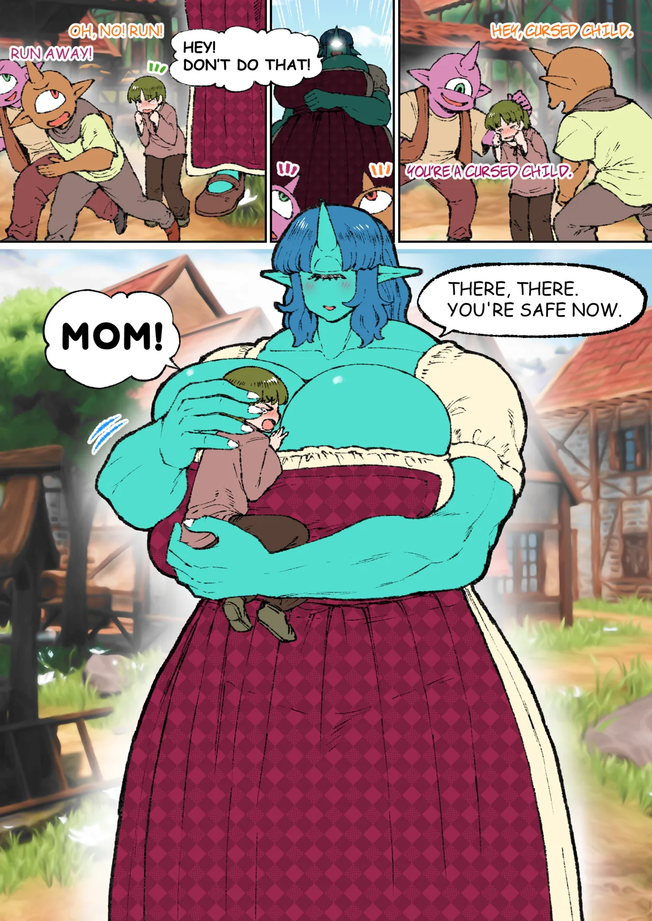 [Nembuta]Cyclops Mama to Shounen[Japanese, English] Page 2