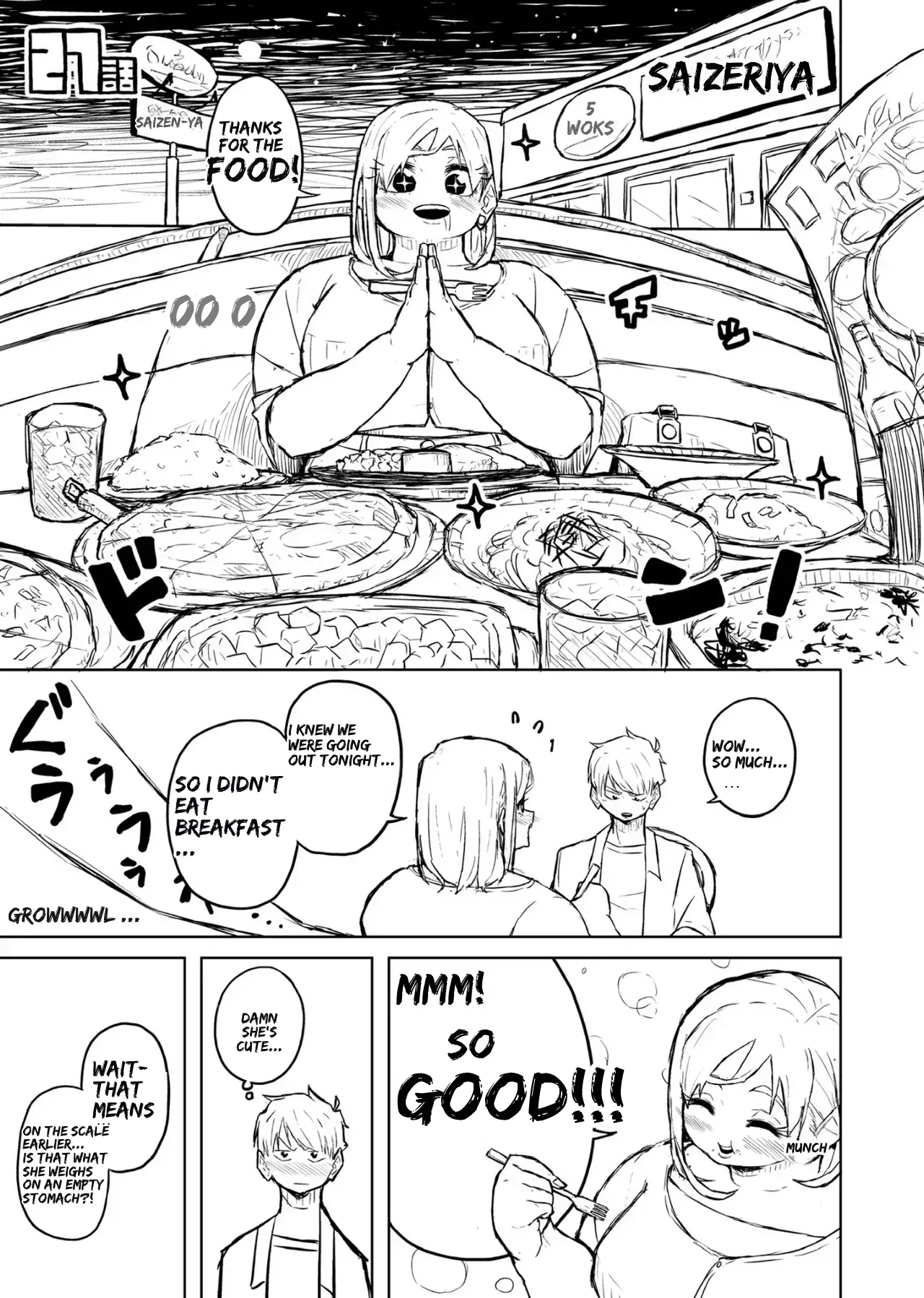 [Pocchari wa sekai o sukuu]Chubby Girlfriend[English Re-Write] Page 105