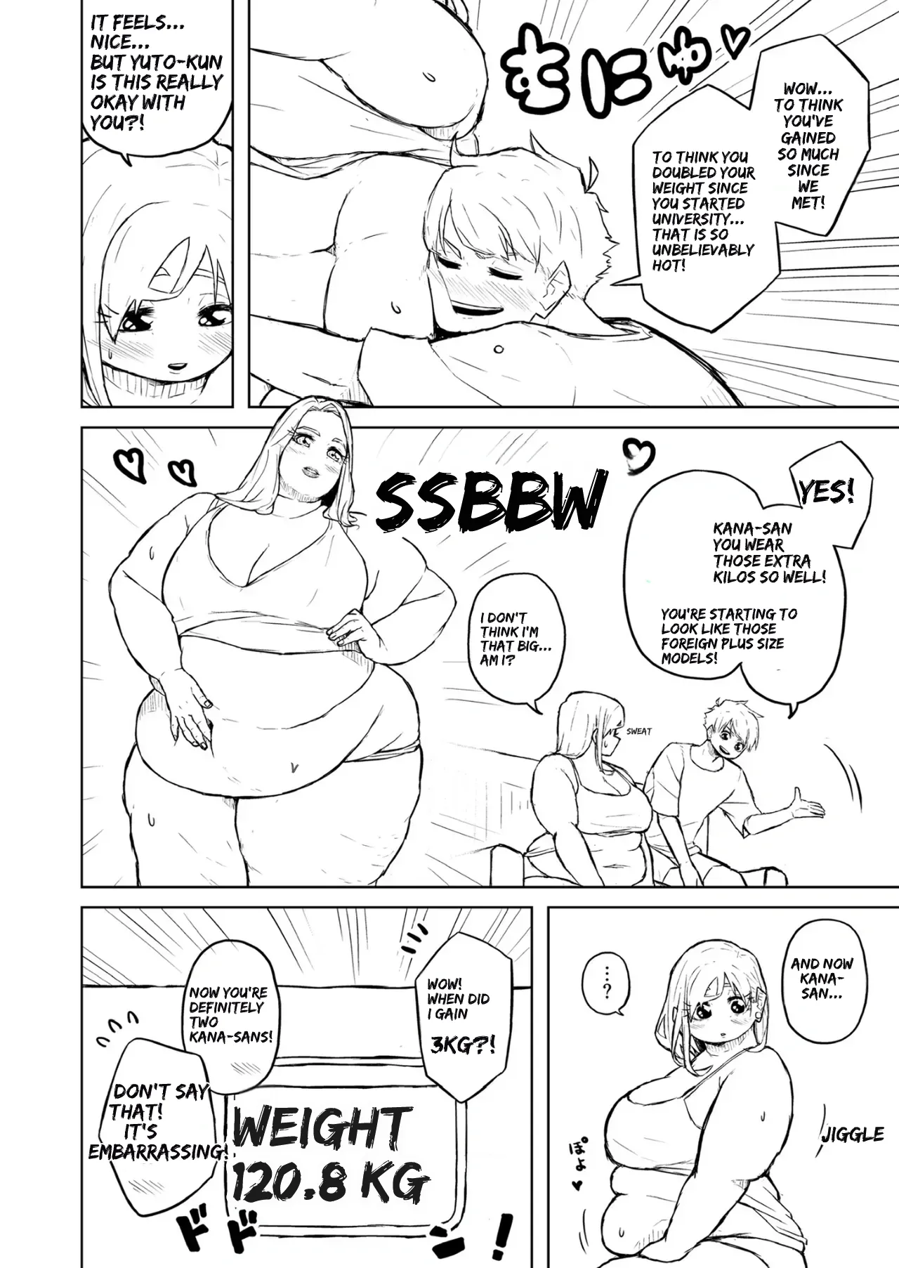 [Pocchari wa sekai o sukuu]Chubby Girlfriend[English Re-Write] Page 128