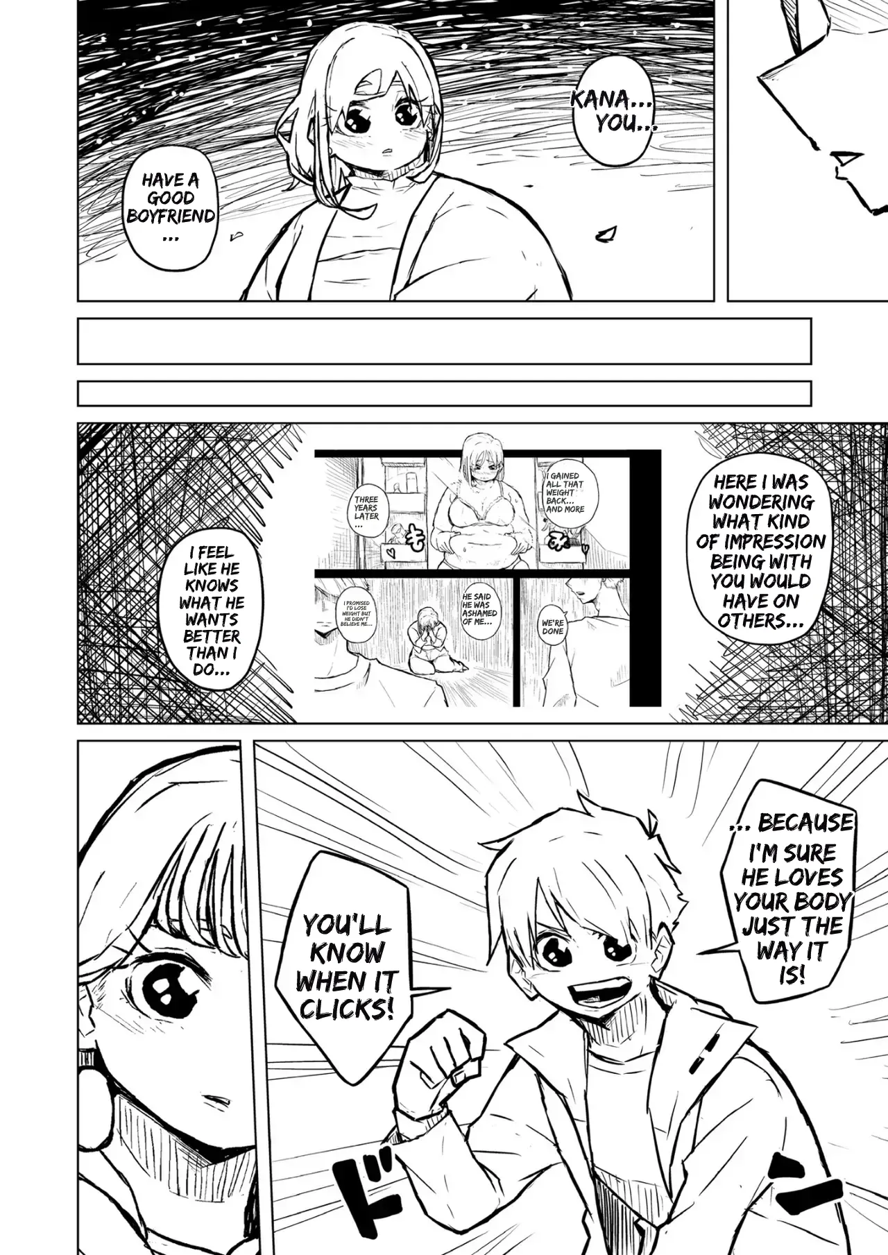 [Pocchari wa sekai o sukuu]Chubby Girlfriend[English Re-Write] Page 195