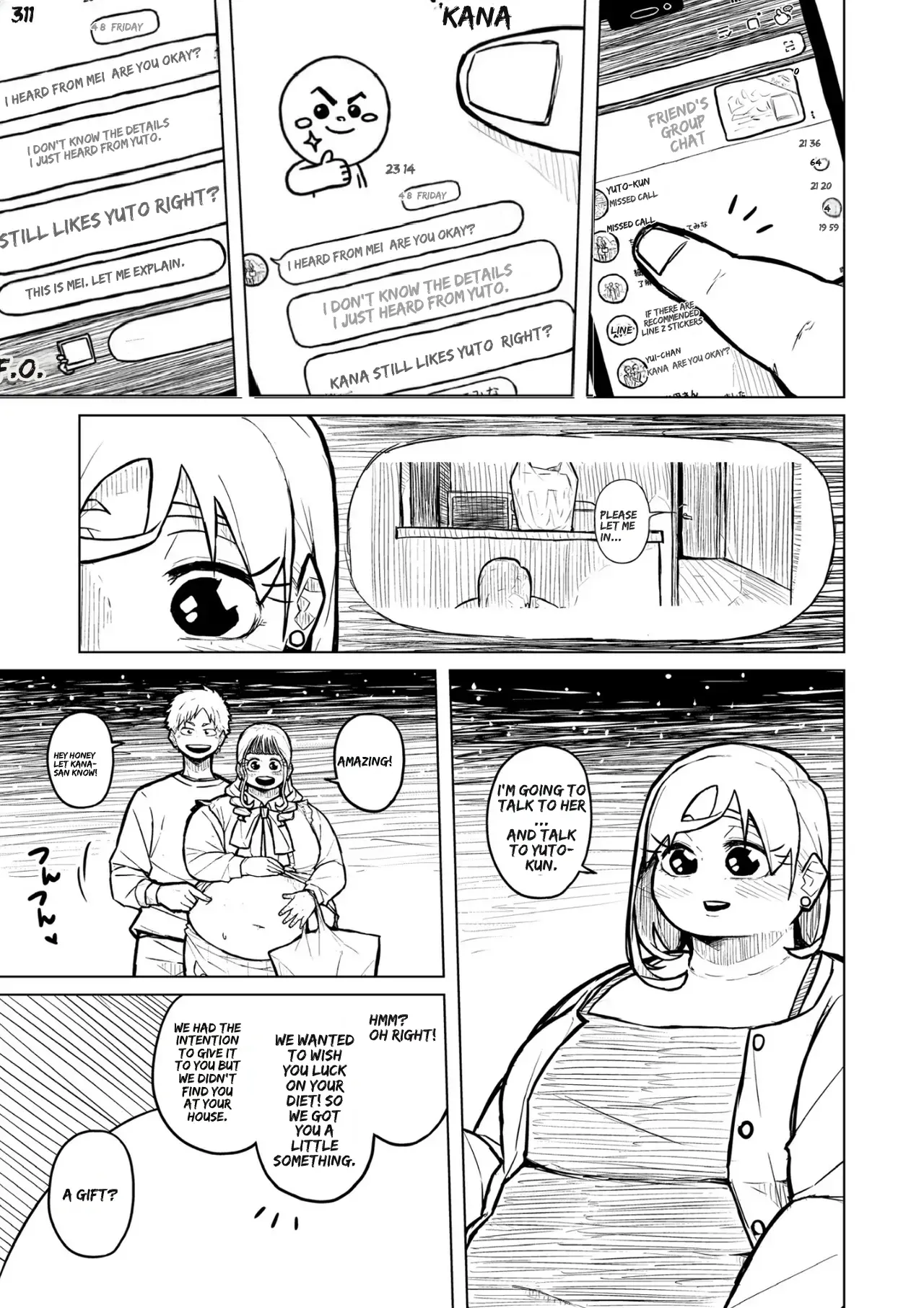 [Pocchari wa sekai o sukuu]Chubby Girlfriend[English Re-Write] Page 279