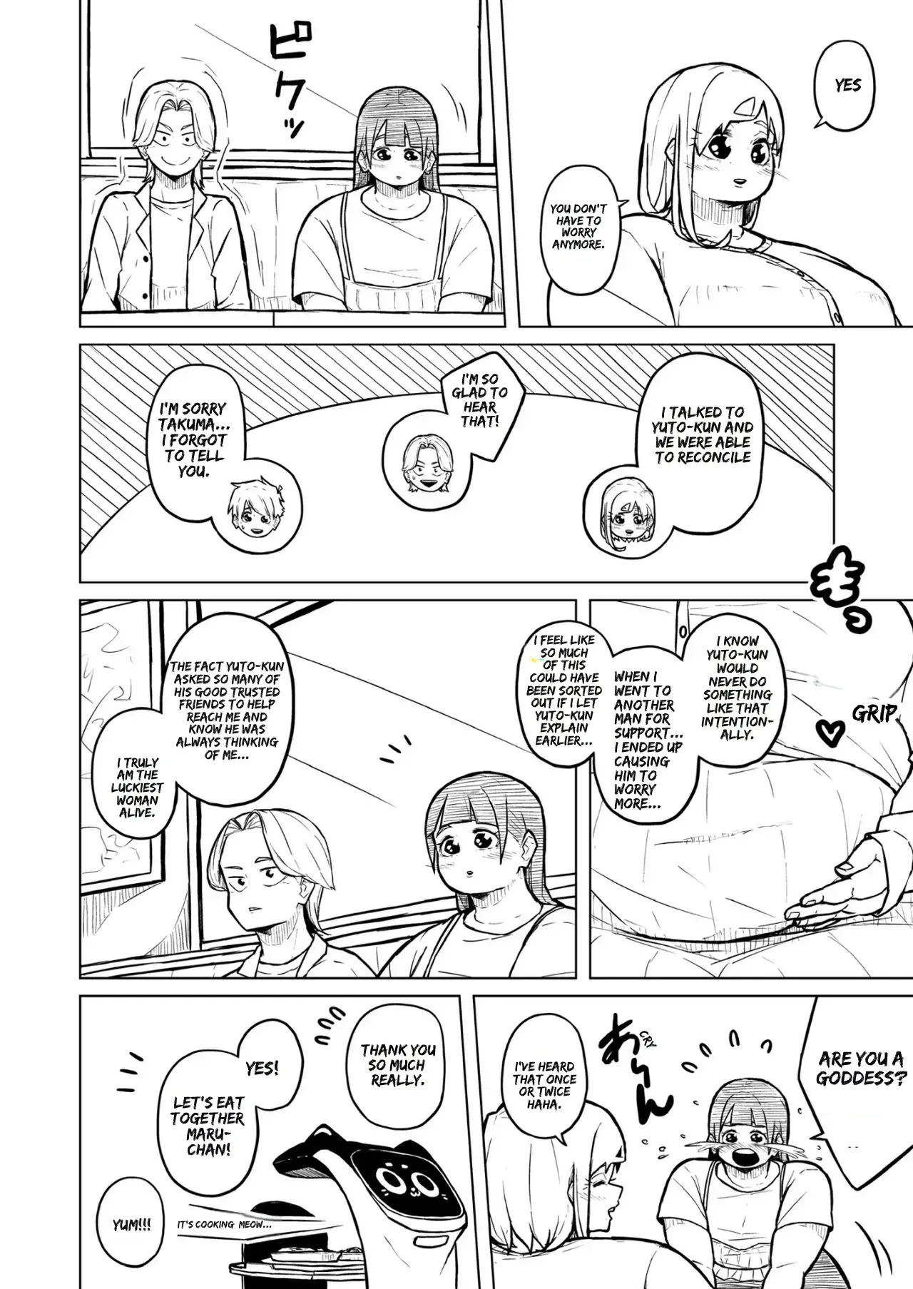 [Pocchari wa sekai o sukuu]Chubby Girlfriend[English Re-Write] Page 286