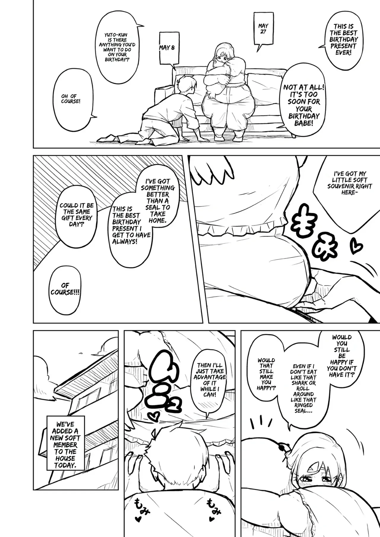 [Pocchari wa sekai o sukuu]Chubby Girlfriend[English Re-Write] Page 304