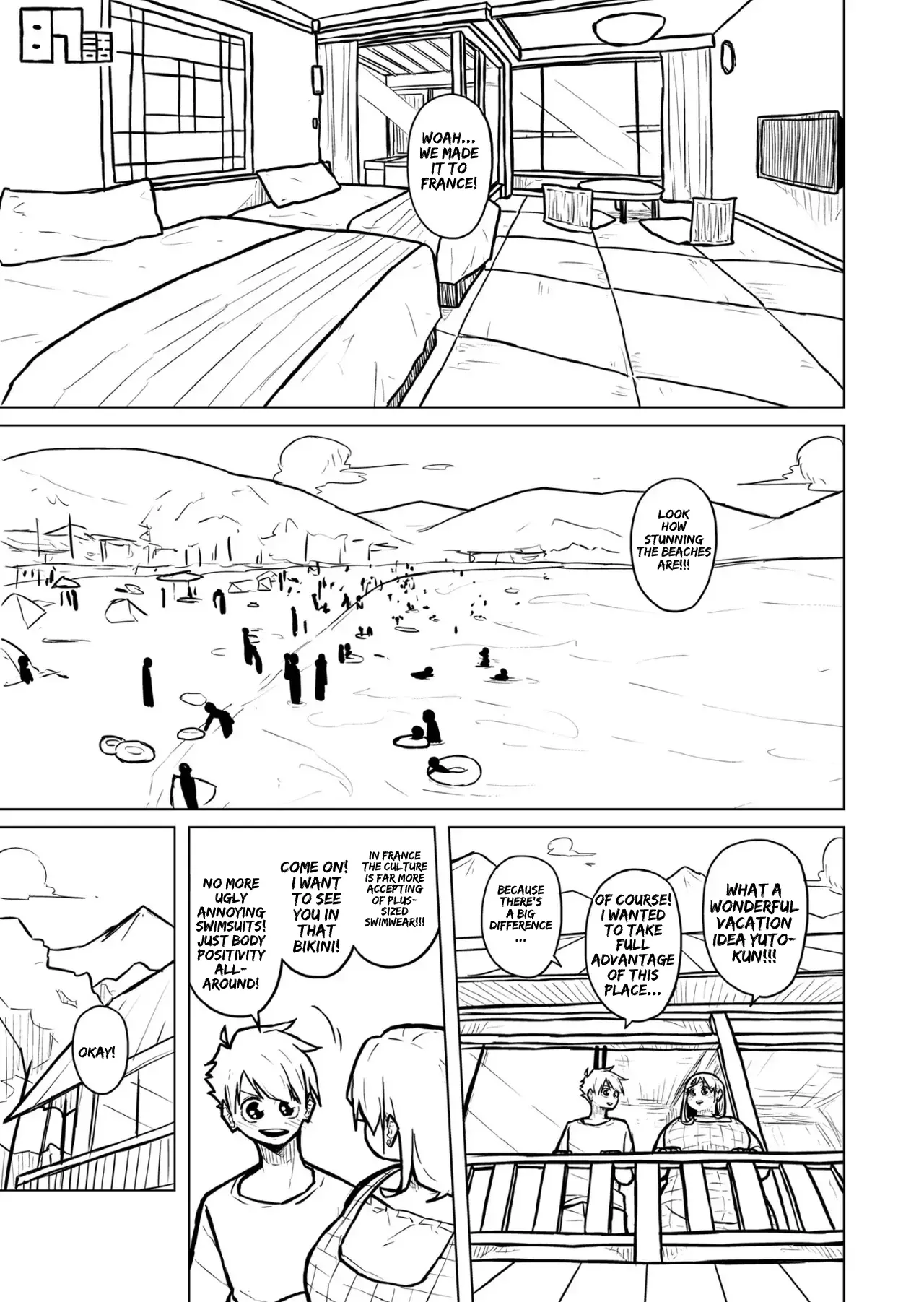 [Pocchari wa sekai o sukuu]Chubby Girlfriend[English Re-Write] Page 345