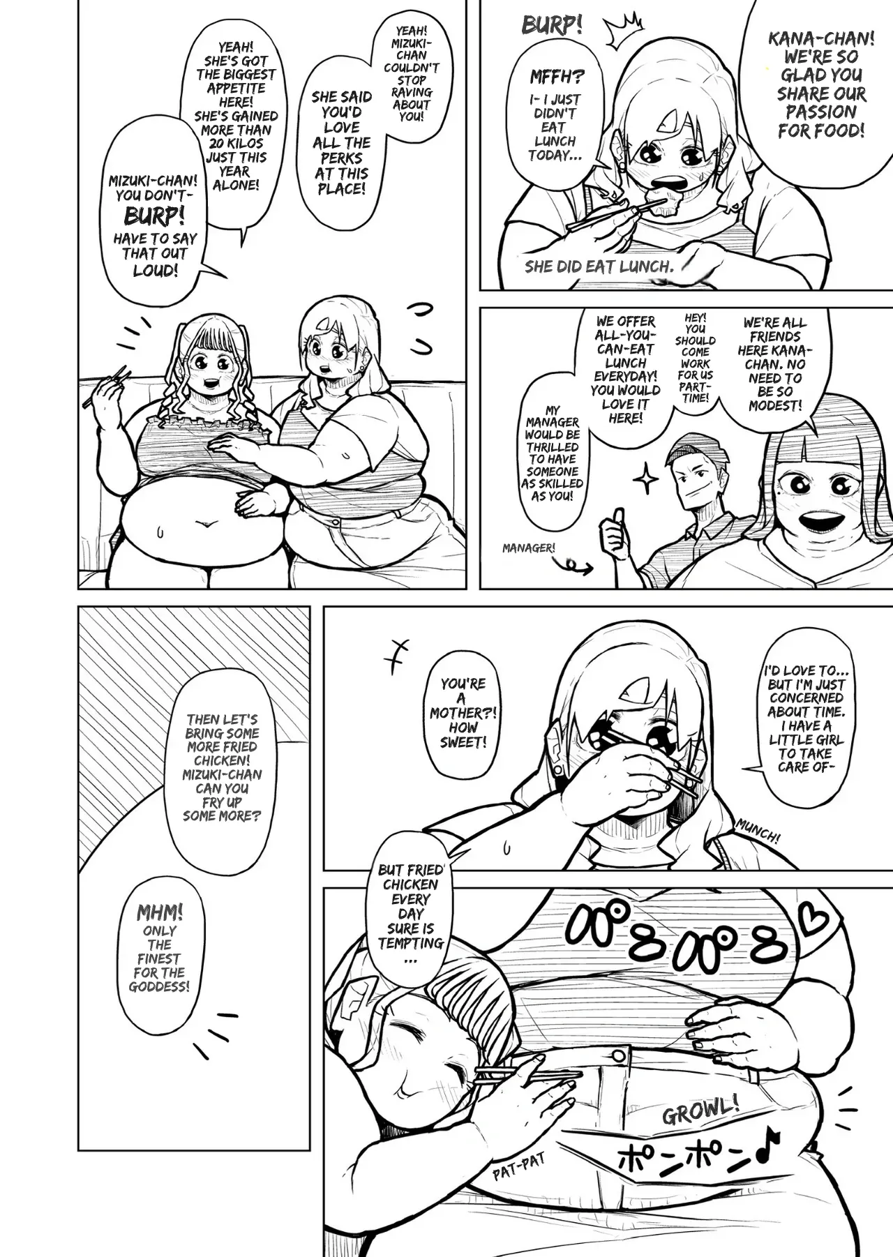 [Pocchari wa sekai o sukuu]Chubby Girlfriend[English Re-Write] Page 435