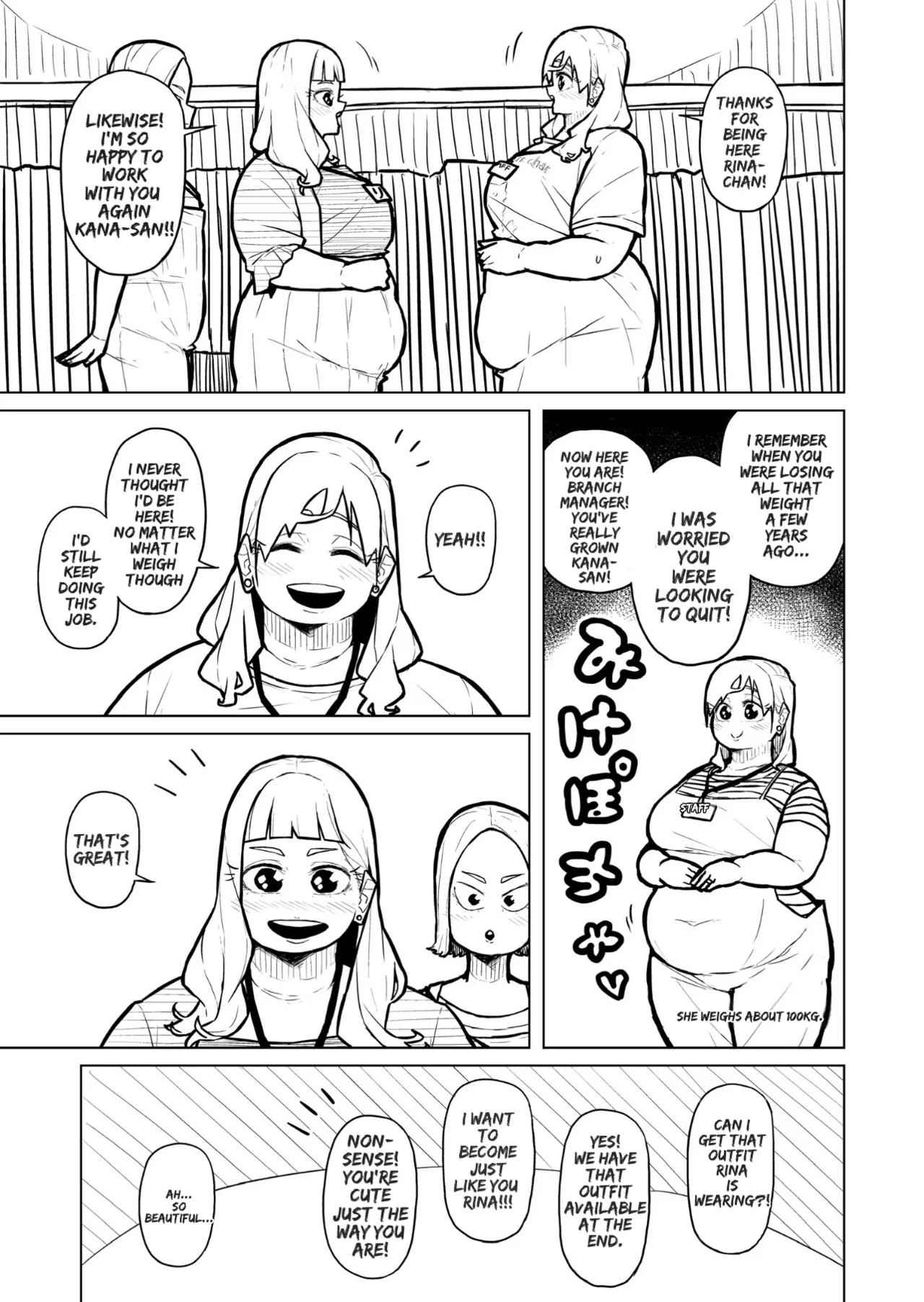 [Pocchari wa sekai o sukuu]Chubby Girlfriend[English Re-Write] Page 446