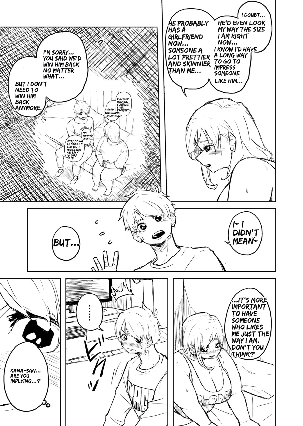 [Pocchari wa sekai o sukuu]Chubby Girlfriend[English Re-Write] Page 51