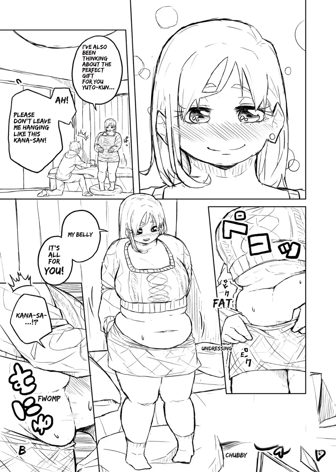 [Pocchari wa sekai o sukuu]Chubby Girlfriend[English Re-Write] Page 63