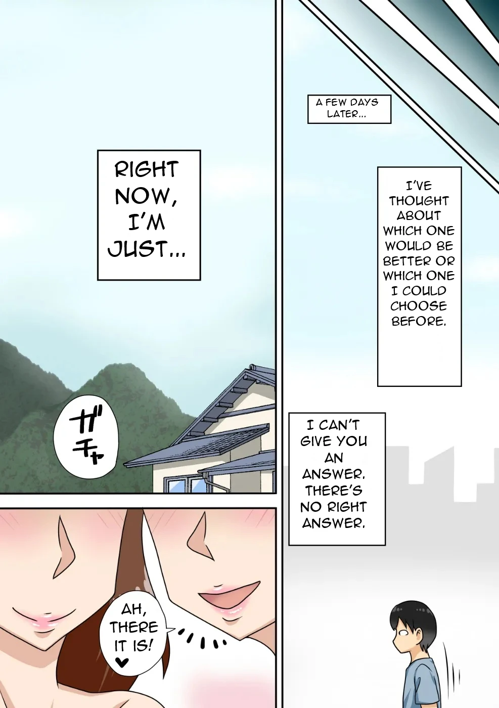 [Freehand Tamashii (DT Hone)]Inkya no Oi to Oba to MAMA to 3P - Introverted Nephew - Threesome with Nephew, Aunt and Mom[English][DarklordMTLs] Page 53