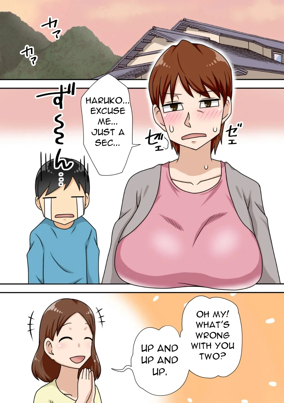 [Freehand Tamashii (DT Hone)]Inkya no Oi to Oba to MAMA to 3P - Introverted Nephew - Threesome with Nephew, Aunt and Mom[English][DarklordMTLs] Page 8