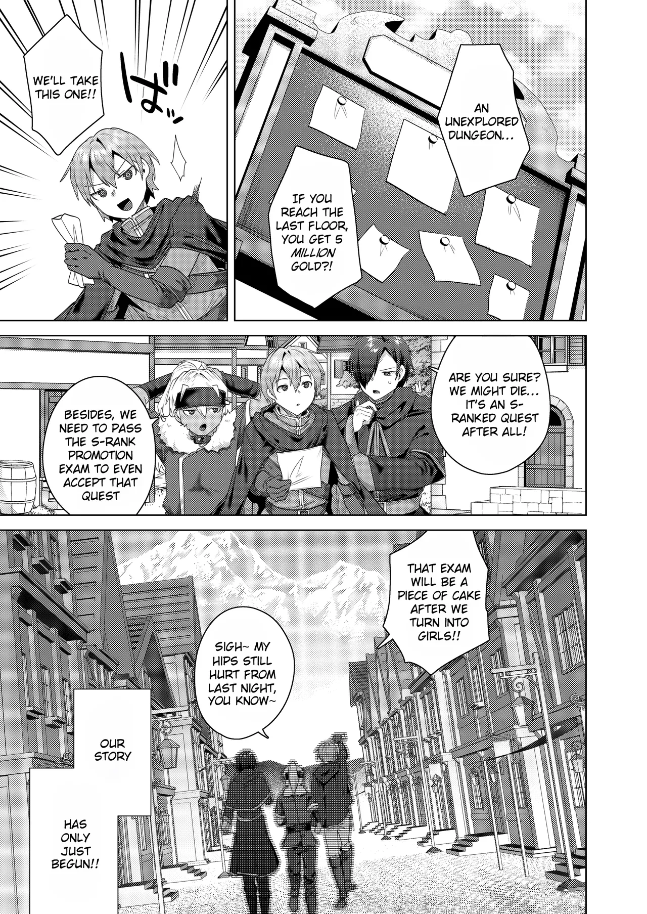 [Ebimashi (Ebina Ebi)]Nyotaika suru to 1000-bai Tsuyoku Naru Skill o Te ni Ireta! 1 - I got a skill that makes me 1000 times stronger when I transsexual![English] [Rei Scans] [Digital] Page 29