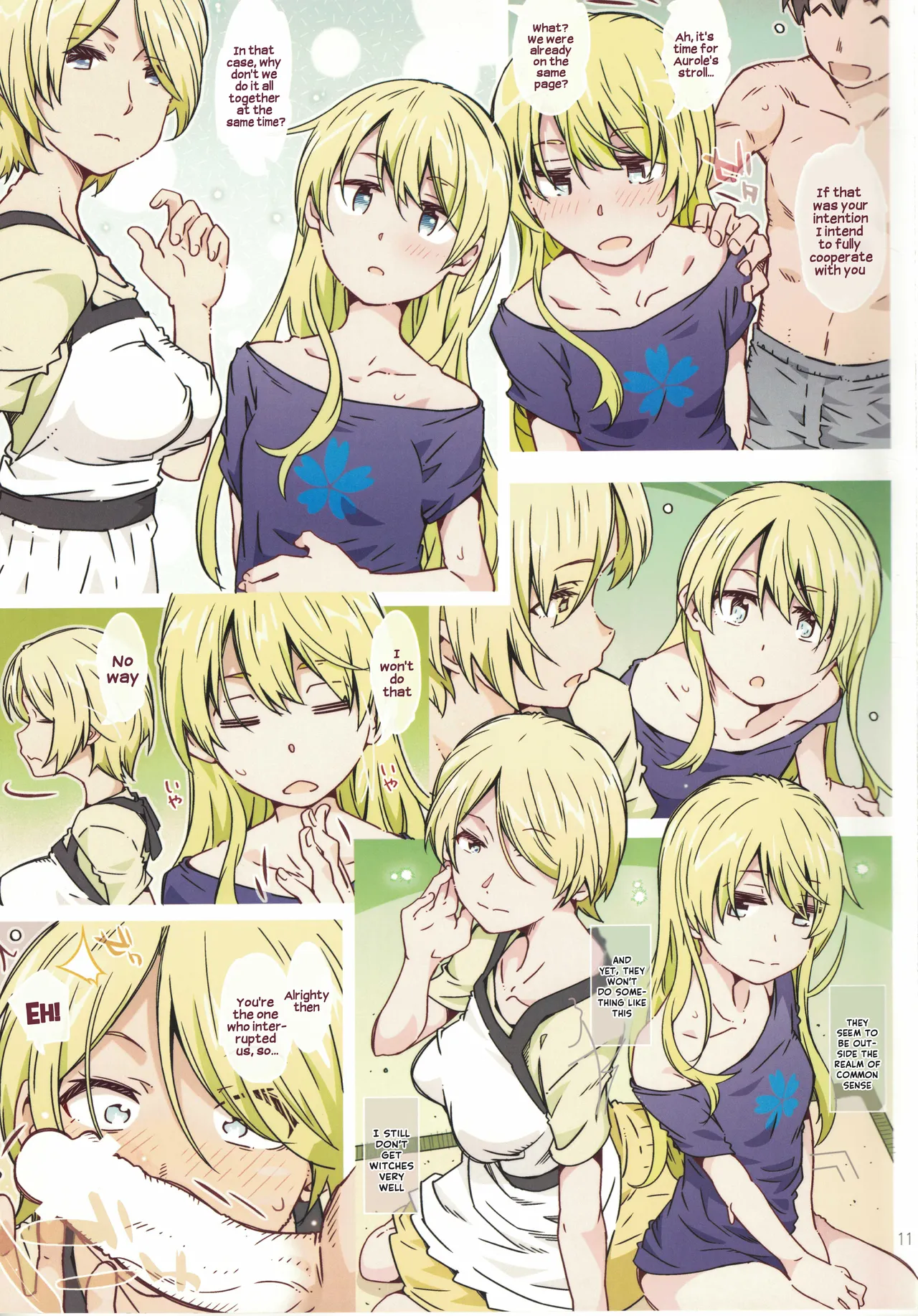 (C102) [RPG COMPANY 2 (Toumi Haruka)]Menu ni Sore wa Arimasen | That Is Not on the Menu(Flying Witch) [English] [Hikarinokaze] Page 10