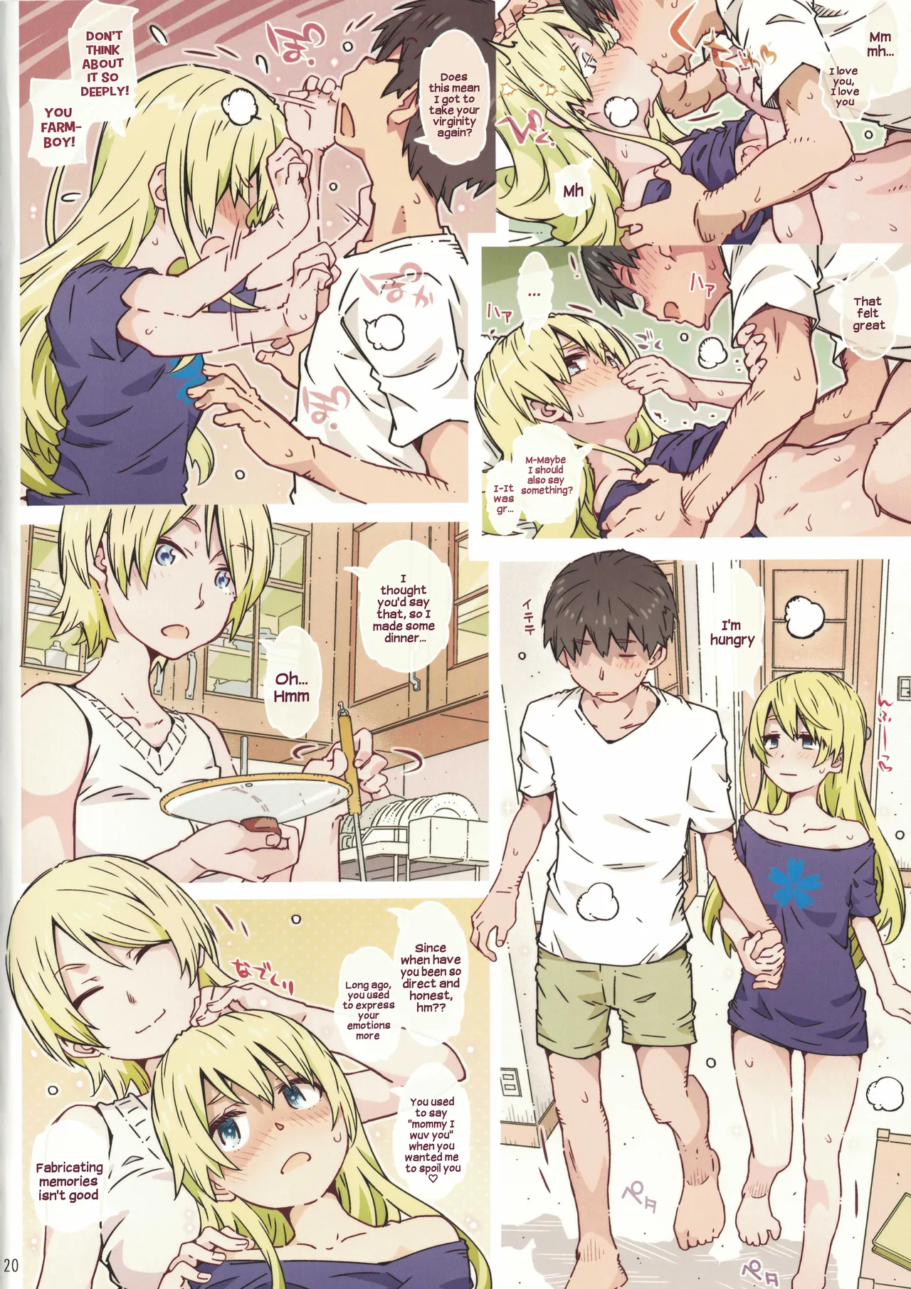 (C102) [RPG COMPANY 2 (Toumi Haruka)]Menu ni Sore wa Arimasen | That Is Not on the Menu(Flying Witch) [English] [Hikarinokaze] Page 19