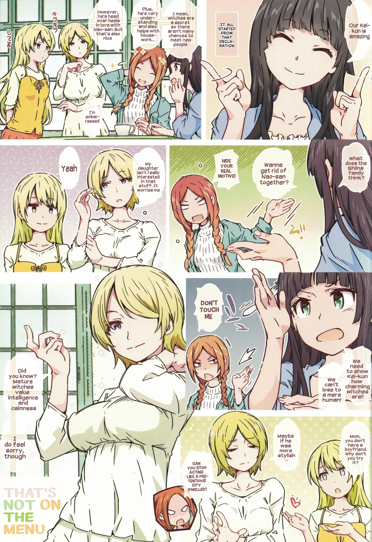 (C102) [RPG COMPANY 2 (Toumi Haruka)]Menu ni Sore wa Arimasen | That Is Not on the Menu(Flying Witch) [English] [Hikarinokaze] Page 2