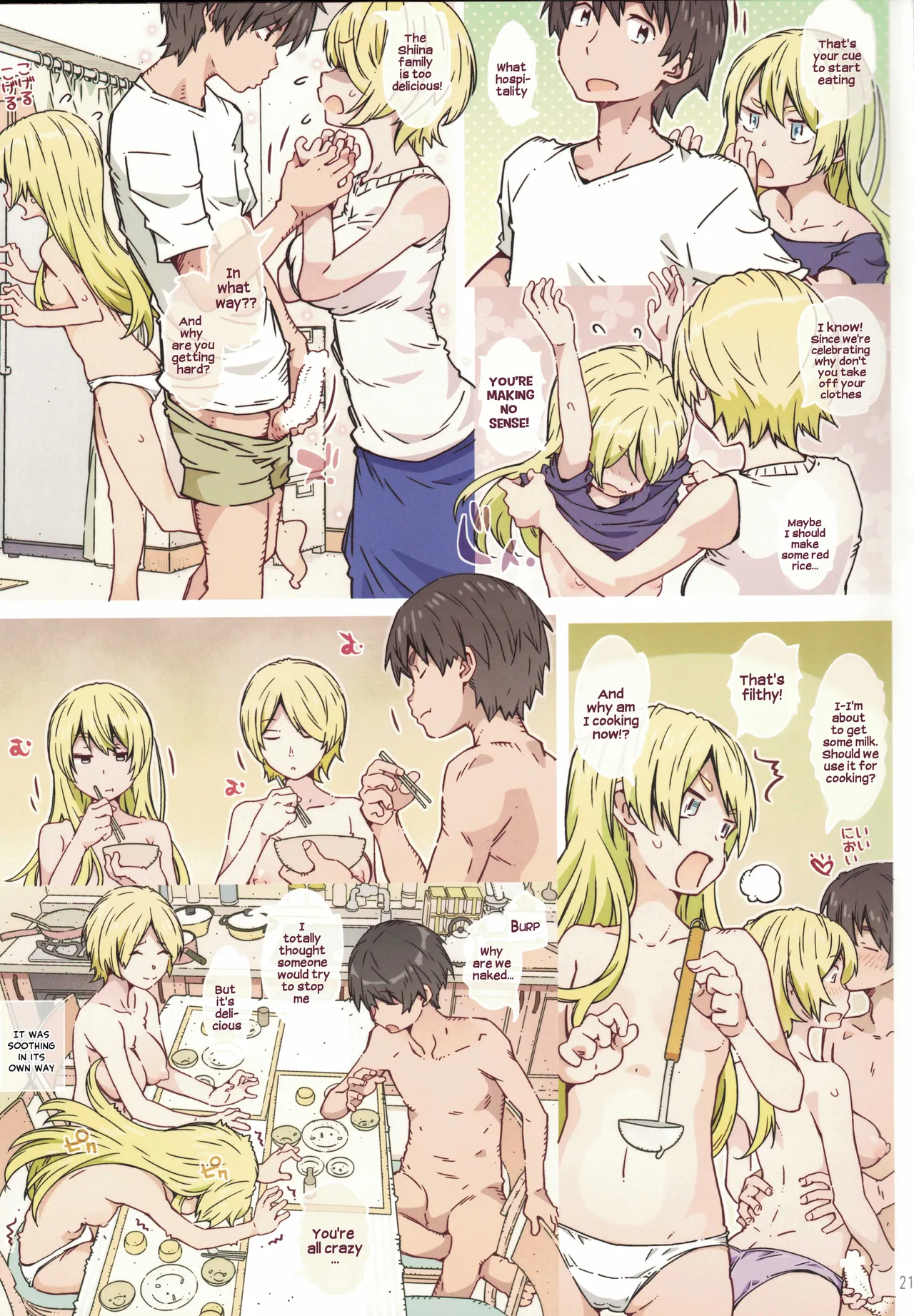 (C102) [RPG COMPANY 2 (Toumi Haruka)]Menu ni Sore wa Arimasen | That Is Not on the Menu(Flying Witch) [English] [Hikarinokaze] Page 20