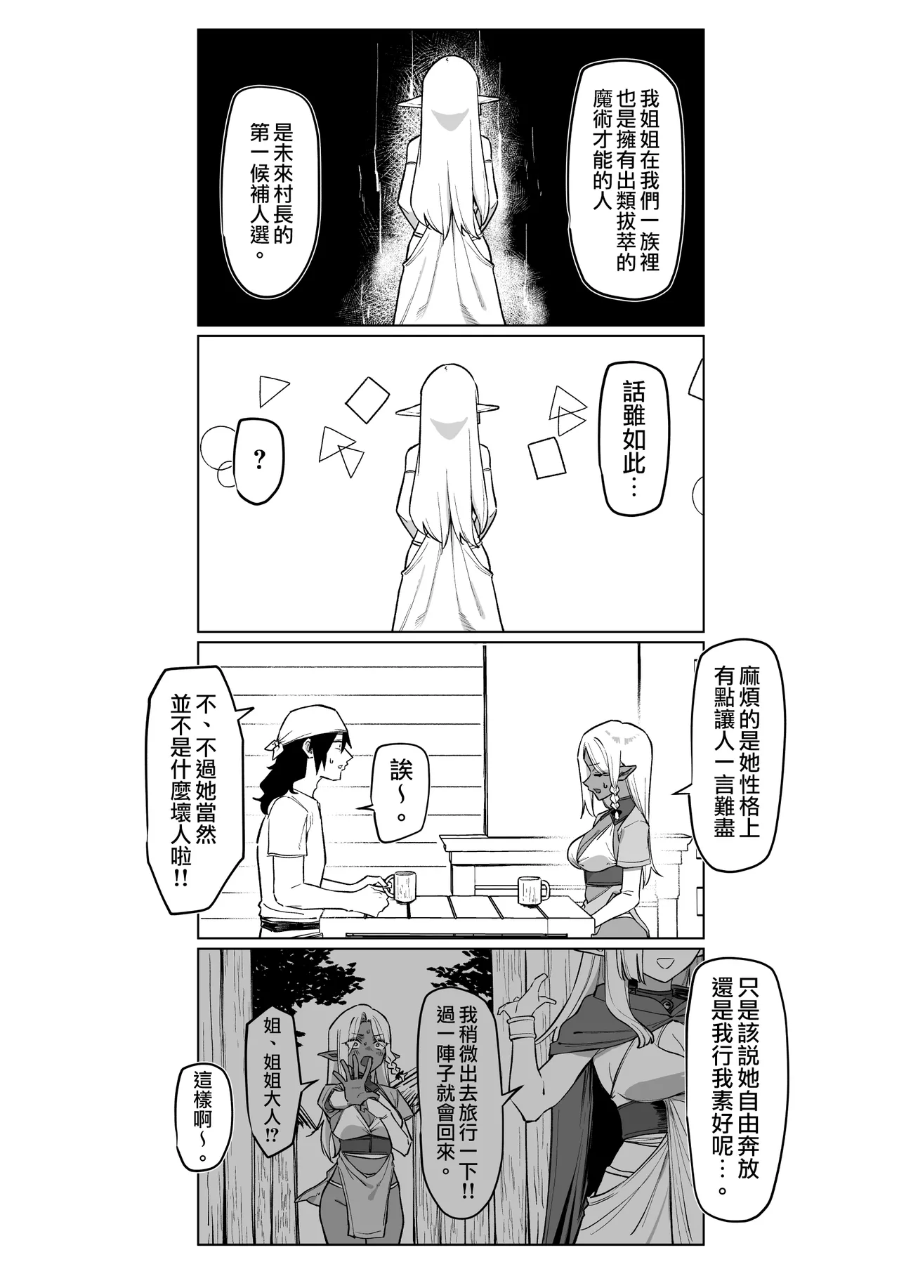 [MM]Kasshoku Elf o Tasuketara Ongaeshi Sareta Hanashi | 救了黑皮精靈後被她報答的故事[Chinese] [天帝哥個人漢化] Page 31