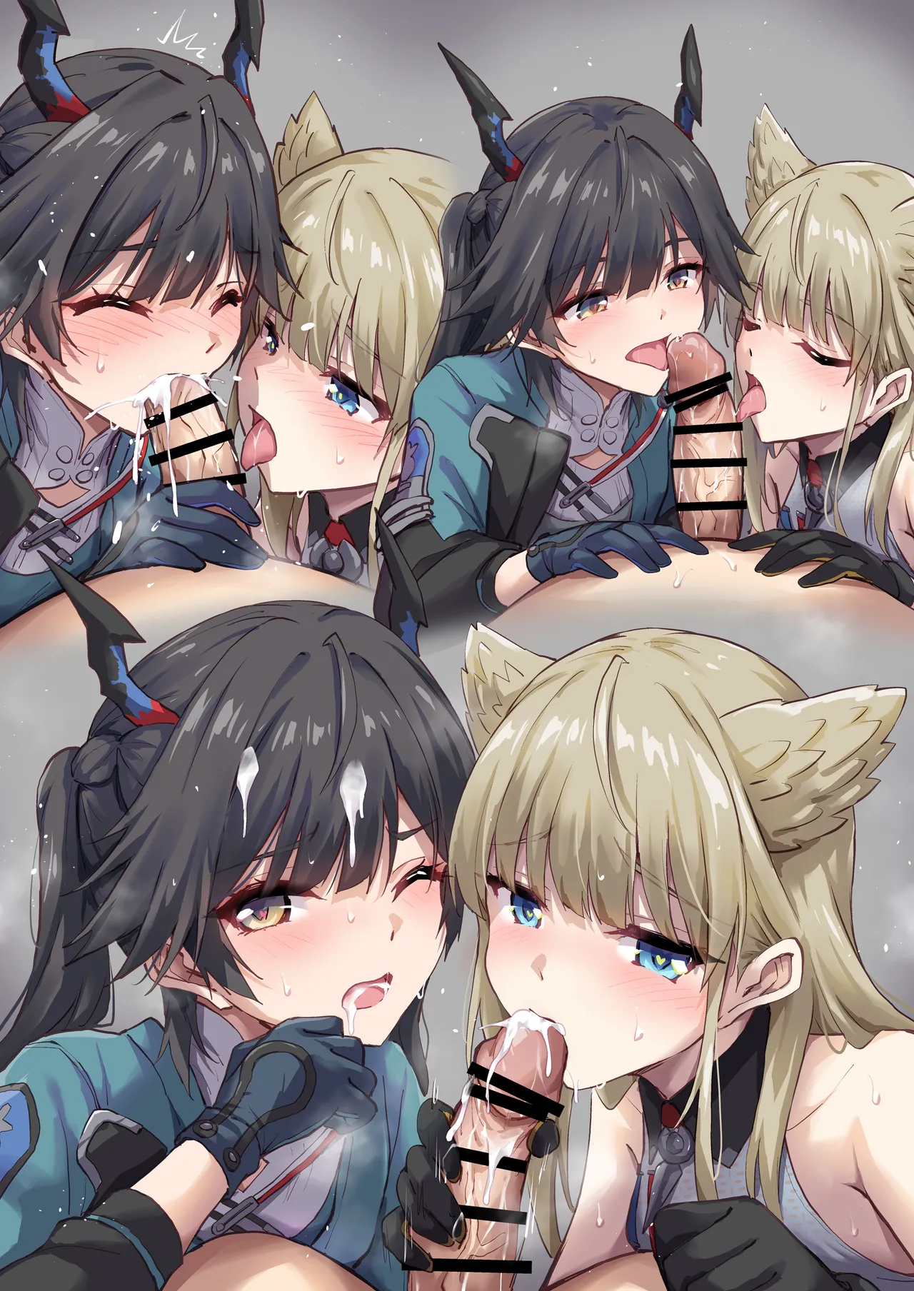 [Marugoshi]Perlica to Chen to Icha Love 3P(Arknights: Endfield) Page 10