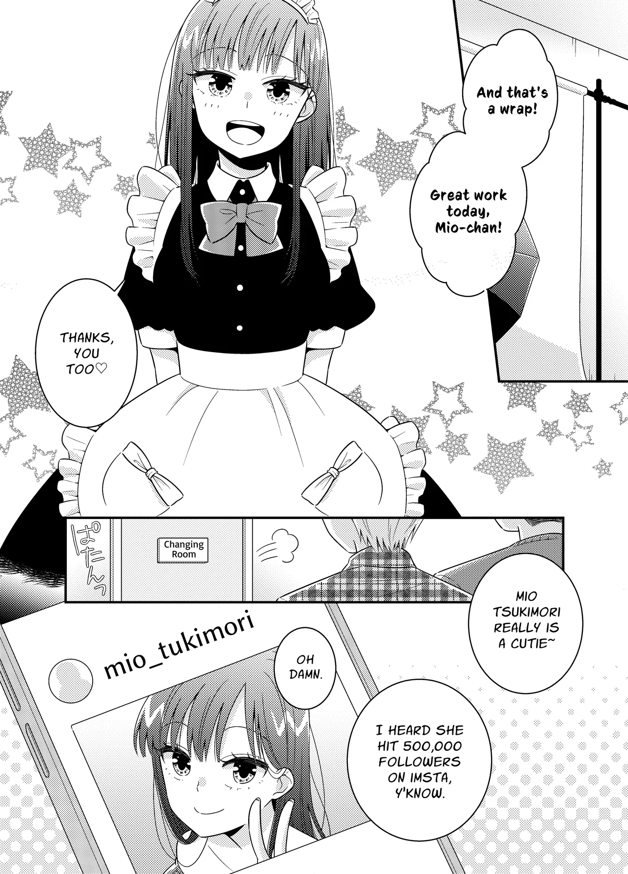 [P&I (Baapi)]Ninki JK Model Kakushidori Sarete Oppai Marudashi | Popular Model's Peep Photo Breast Exposure[English] [Cunny Garden] Page 2