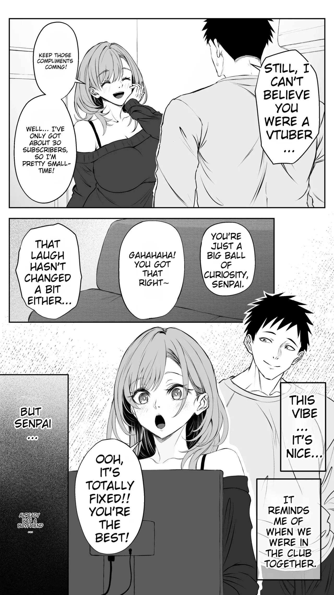 [Butter Drip]Kareshi ni Betabore Chuu no Gal Senpai ga, Ore to Tsukiau made - Be my girlfriend! Rio-senpai! | Being Clingy with Your Boyfriend... Kyaru, Senpai Why Not Date Me Next?[English] [MTL] Page 10