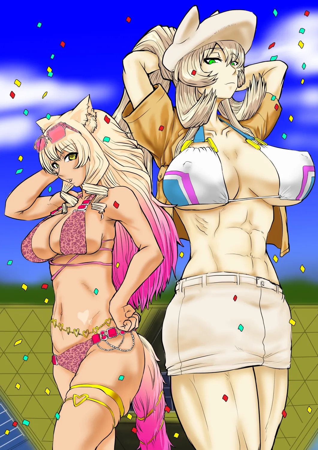 [Gio]Mizugi Saba ga Saba-fesu de Naburarerutsu!! |  The swimsuit Servants are getting toyed with at the Summer Festival!![English] [Aishi21] Page 37