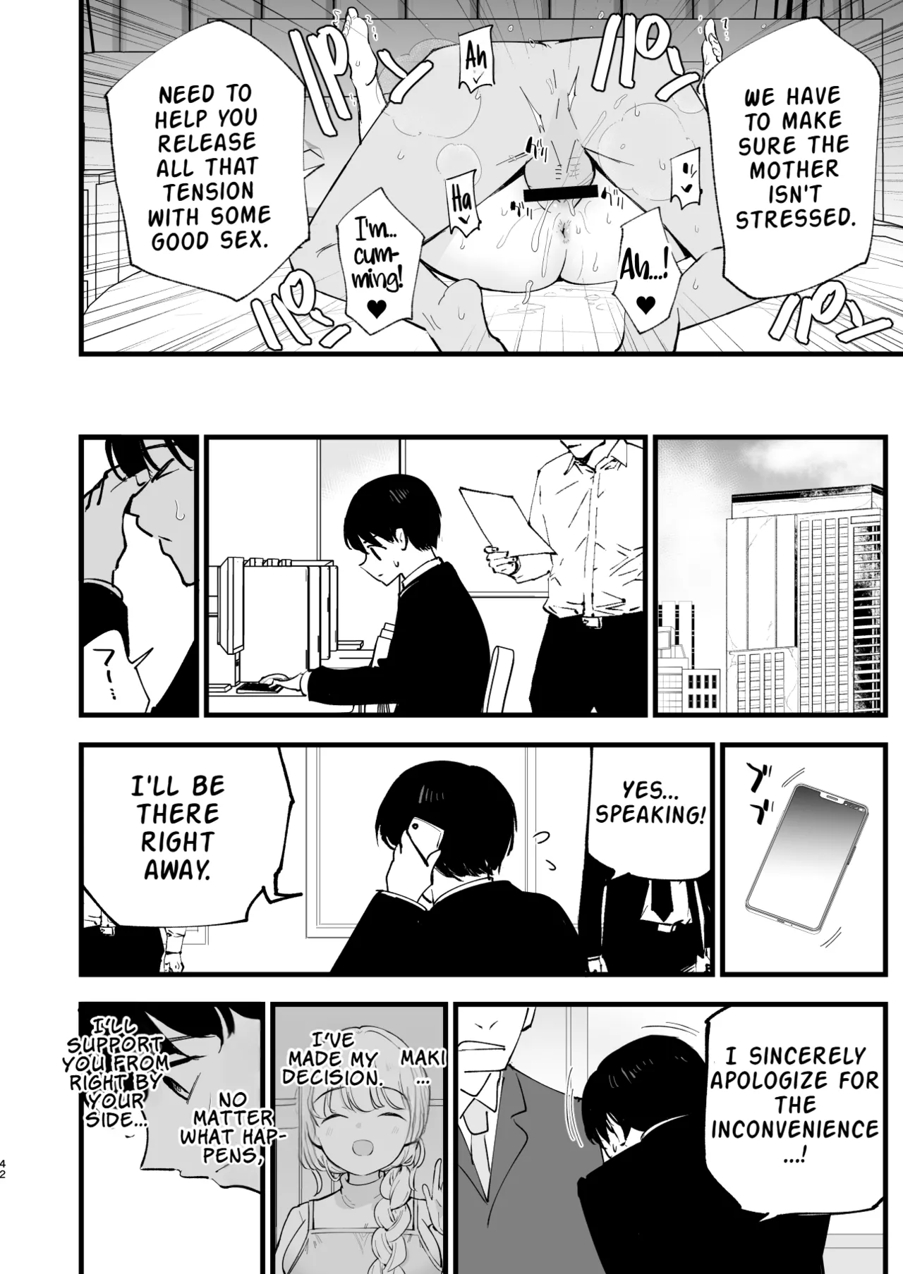 [Shironegiya (miya9)]Boku no Kanojo wa Cafe Tenin 3 ~Haramaserarete~ | My Girlfriend is a Cafe Waitress 3 ~Getting Impregnated~[English] [LKK•Scans] [Digital] Page 41
