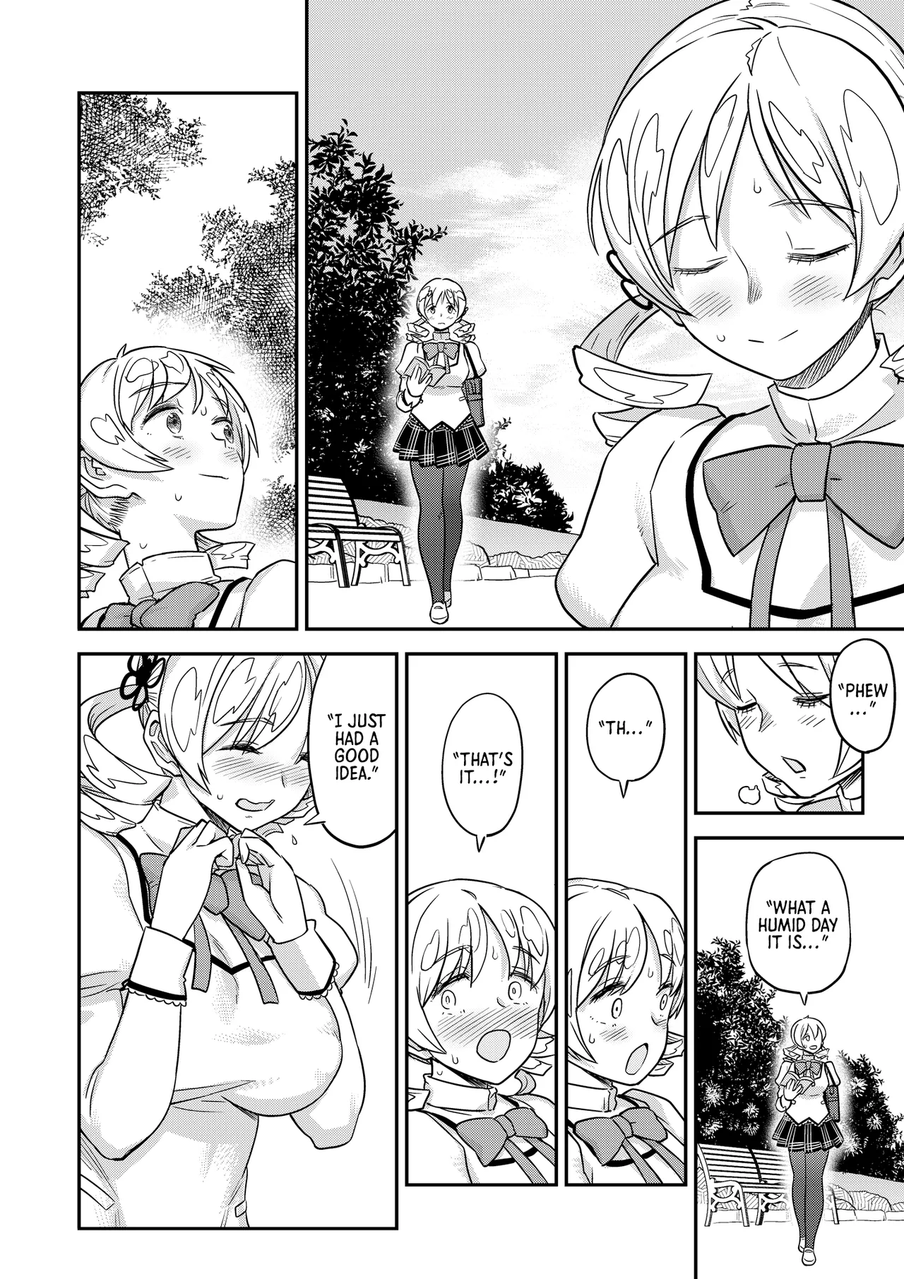 [Gadget Koubou (A-10)]Roshutsu Chikan Masukaki Benjo | Perverted Exhibitionist Male Masturbator Toilet Girl(Puella Magi Madoka Magica) [English] [Morally Bankrupt Wizard Translations] [Digital] Page 6