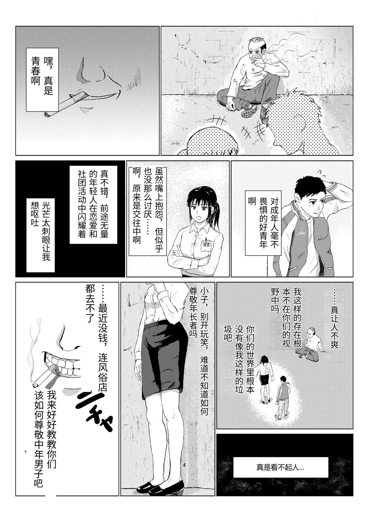 [Kiyama Haru]Ranbou Oji-san[Chinese] Page 5