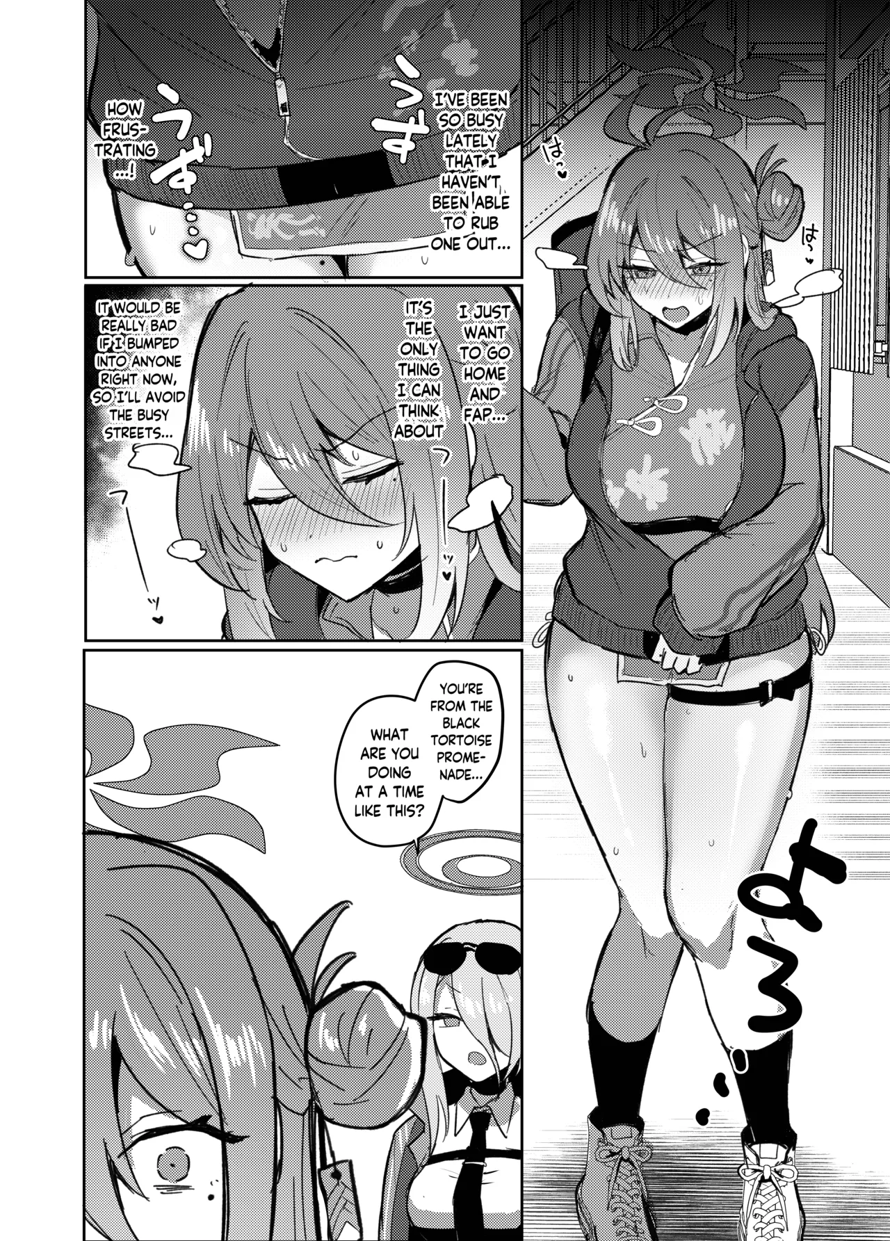 [Dangai Zeppeki (Muchimo)]Deka Sugi!! Futanari Kung Fu Chinpo | It's Huge!! Futanari Kung Fu Dick(Blue Archive) [English] [Digital] Page 2