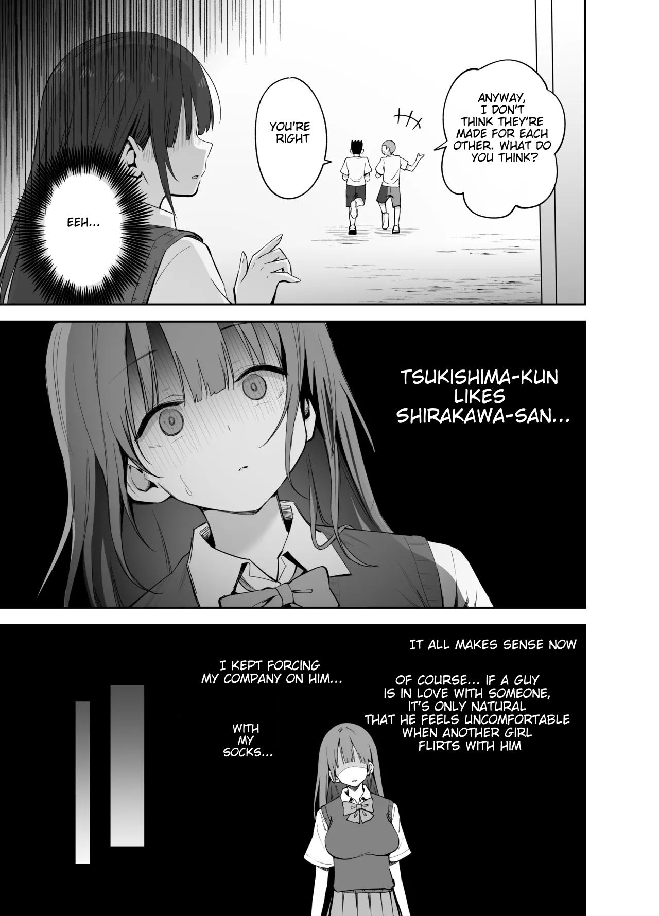 [Honshiro Nikori]If you're going to use my socks to masturbate, then I have every right to play with your cock. Right?[English] [STERNENSTAUB TRANSLATIONS] [Digital] Page 15