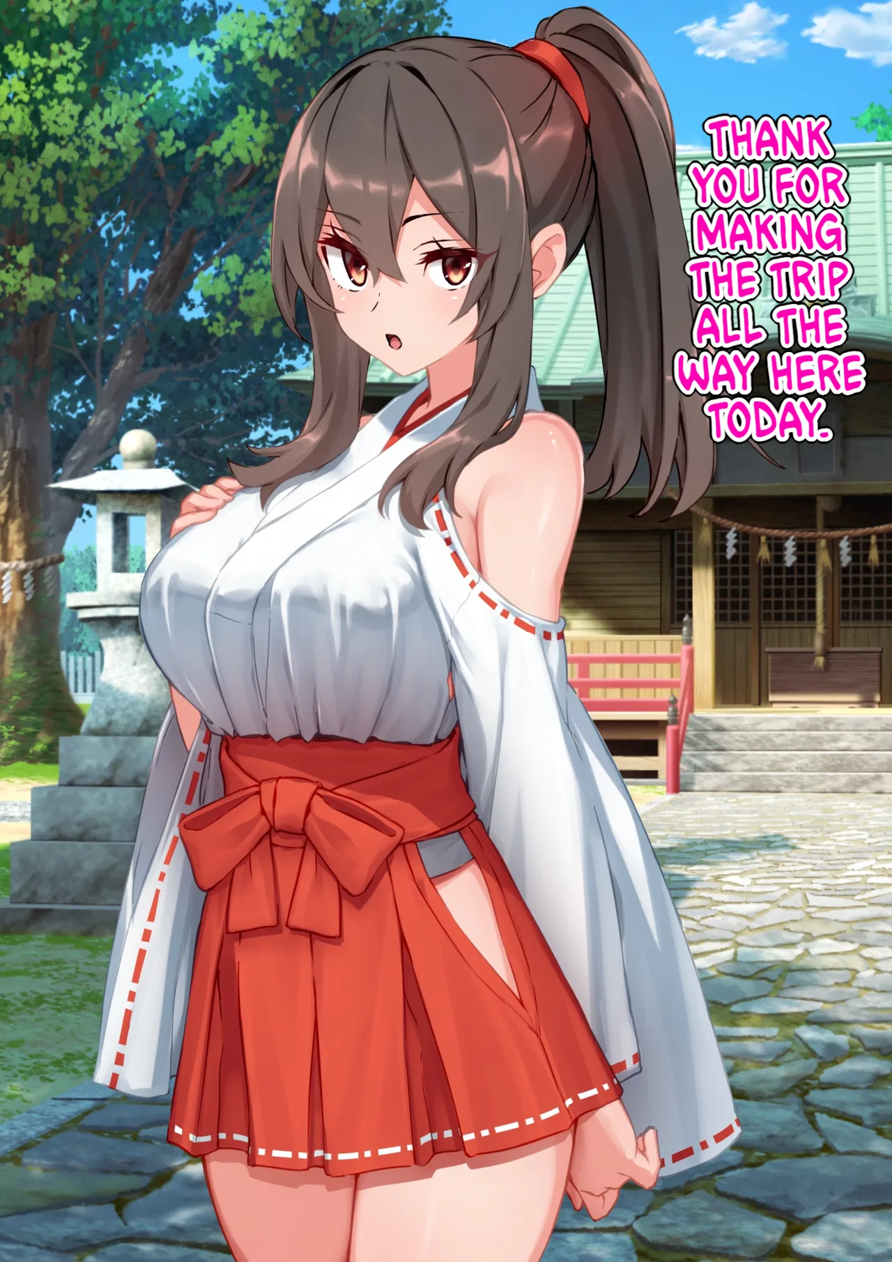 [KURAGE]The Story of a Masochist Getting His Misfortunes Purified by a Shrine Maiden's Feet![English] Page 3