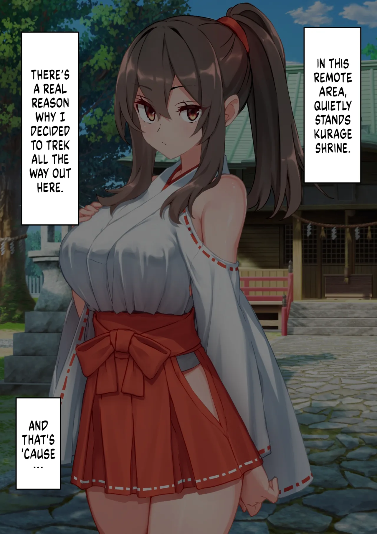 [KURAGE]The Story of a Masochist Getting His Misfortunes Purified by a Shrine Maiden's Feet![English] Page 4