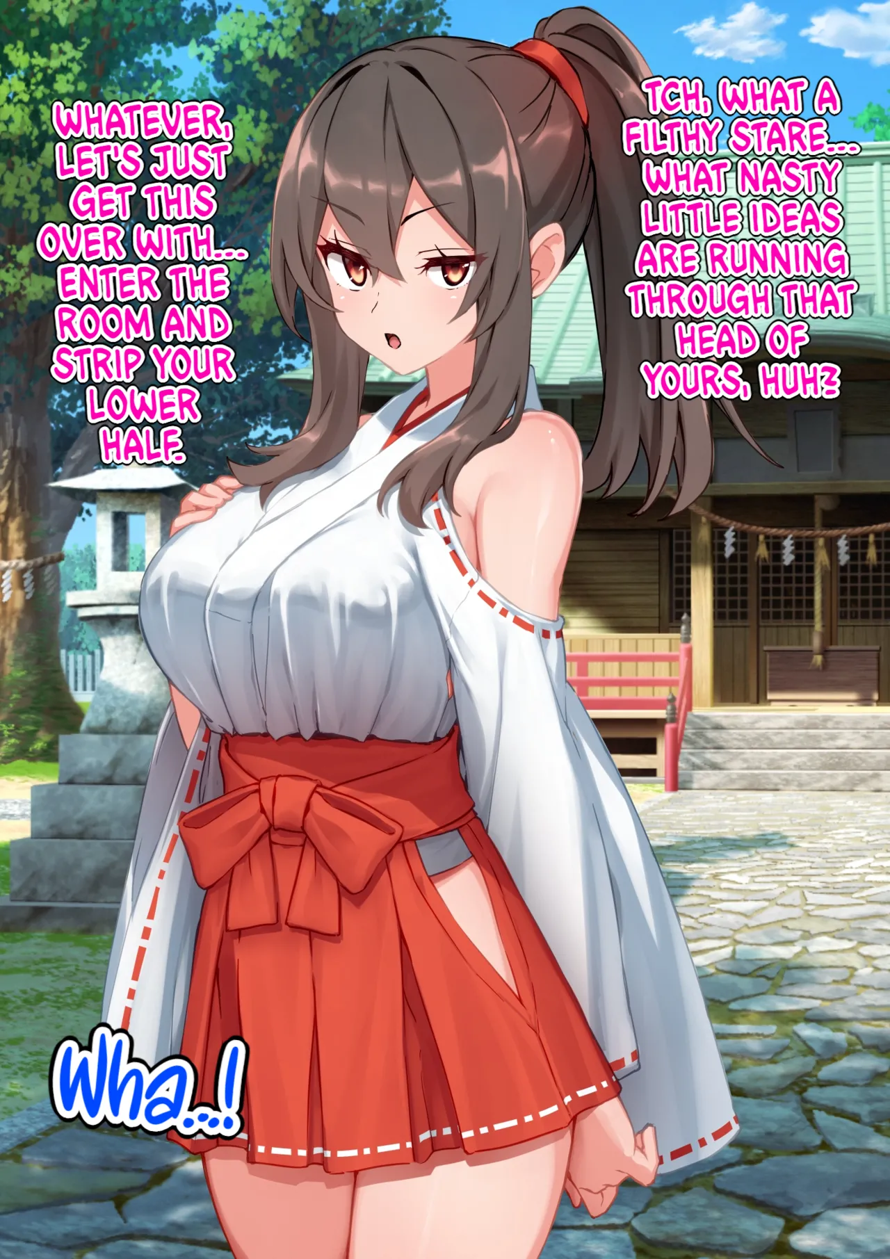 [KURAGE]The Story of a Masochist Getting His Misfortunes Purified by a Shrine Maiden's Feet![English] Page 7